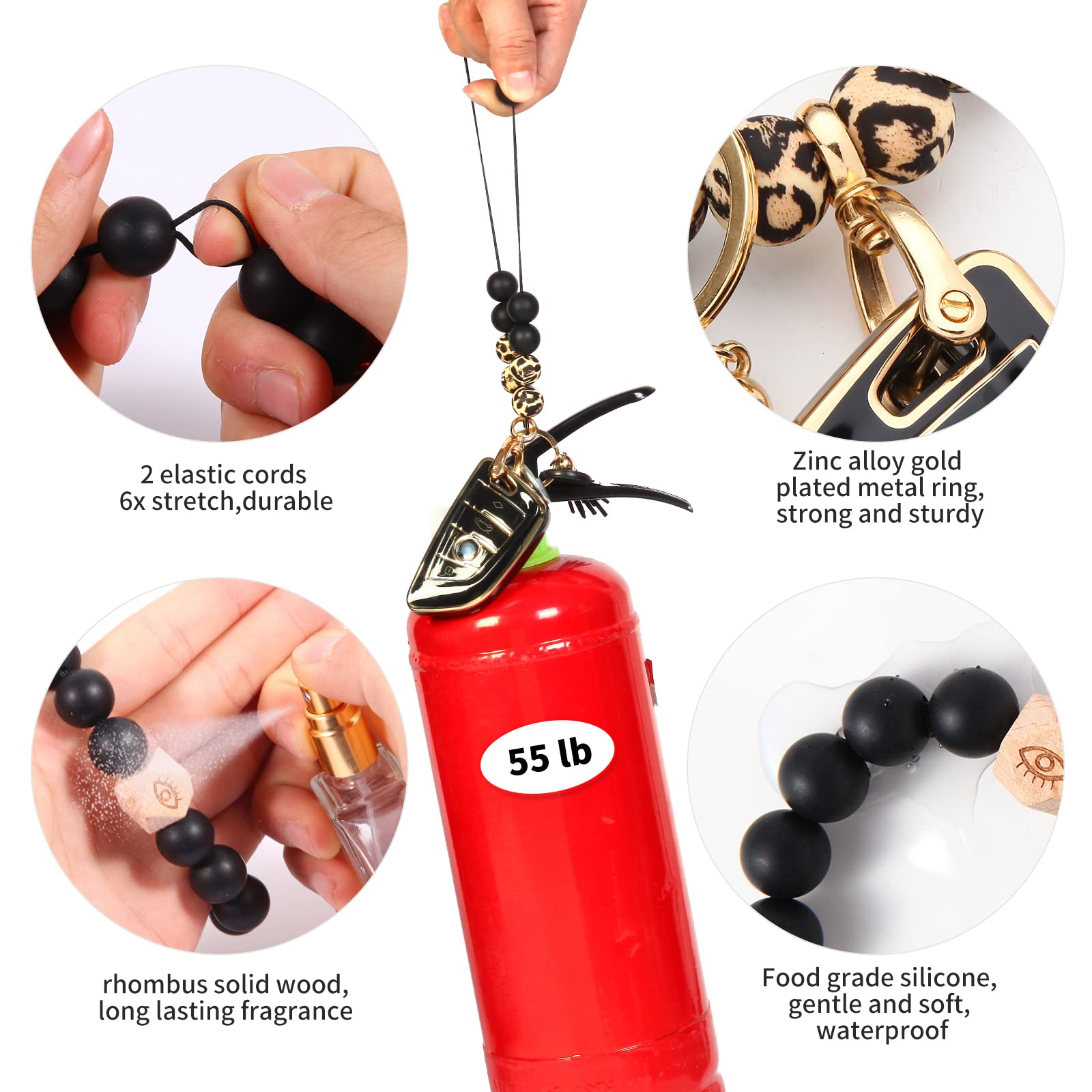 Qfungye For Bmw Tpu Anti-Fingerprint Anti-Scratch Key Fob Cover. For Bmw 2 3 5 6 7 X1 X2 X3 X4 X5 X6 Series Dedicated Leather Key Fob(Black)