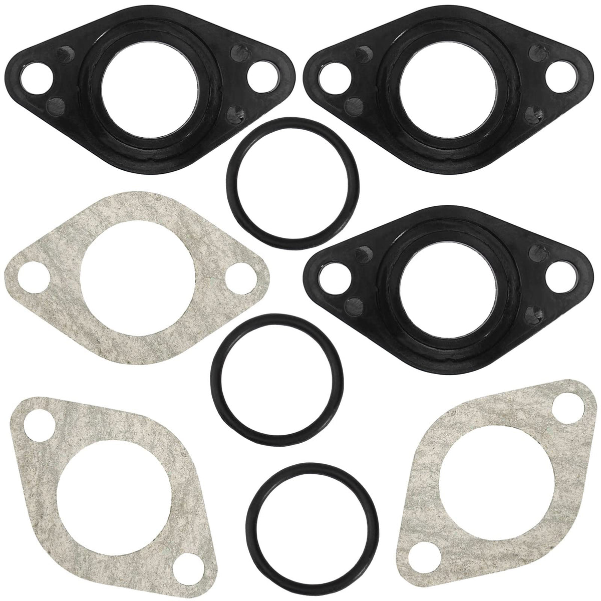 Liyyds 3Pcs Pz22 22Mm Carburetor Gasket 50Cc 70Cc 90Cc 110Cc 125Cc 140Cc 150Cc 4-Stroke Engine Atv Motorcycle Quad Scooter Go Kart Moped