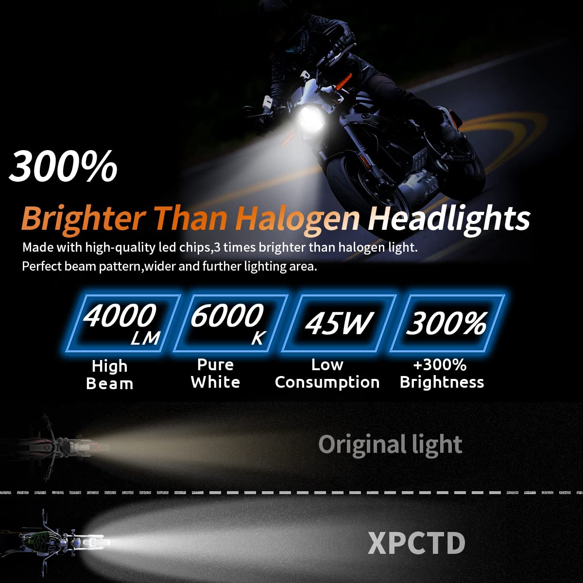 Xpctd 7 Inch Led Headlight Kit For Street Glide Road King Electra Glide Ultra Classic Fat Boy Tri Cvo Heritage Softail Slim Delux Ultra Limited Chrome