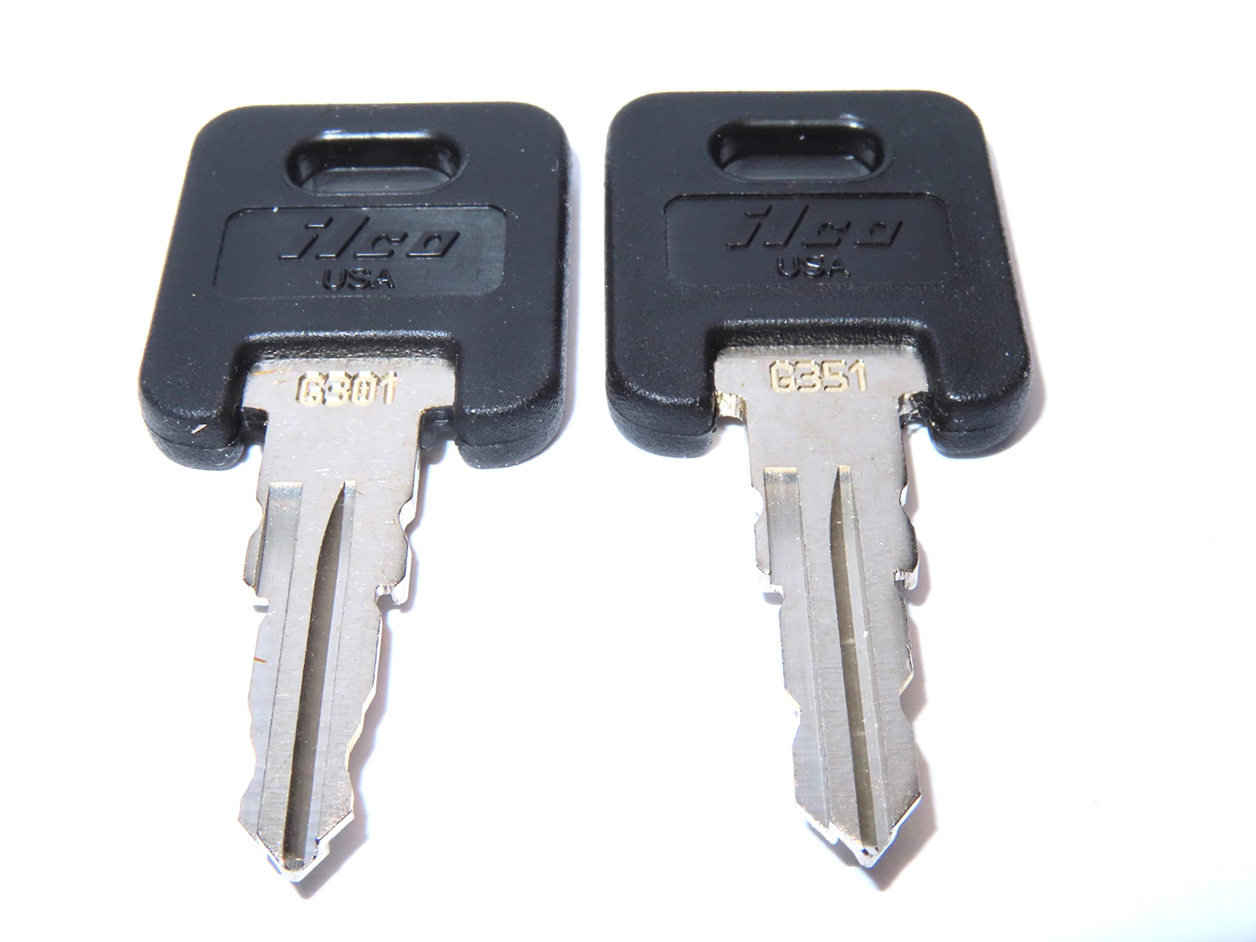 Global Link Rvs Motorhome Trailer Keys 2 Keys Cut To Key/Lock Number From G301 To G351 Ilco Keys For Global Link Lock (G348)