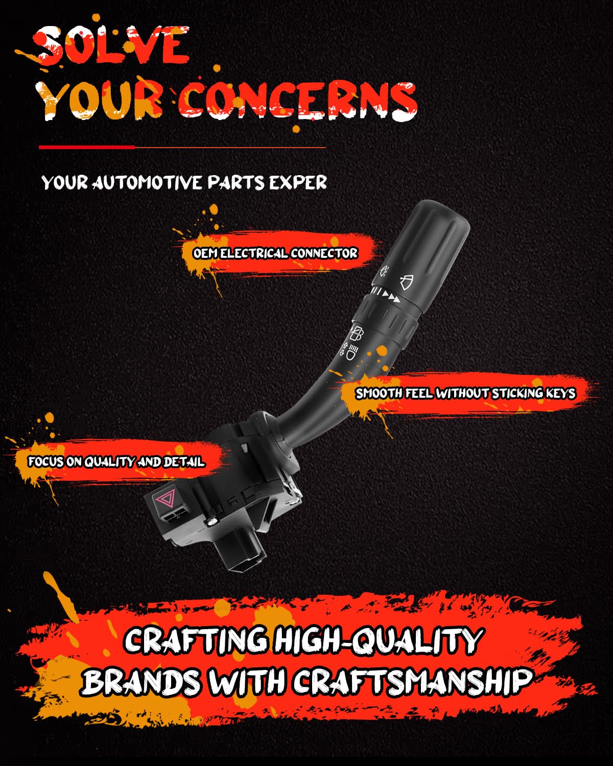 Multifunction Combination Switch Turn Signal Switch Replacement fit for 2008-2012 Replacement fit ford Escape 2008-2011 Mazda Tr