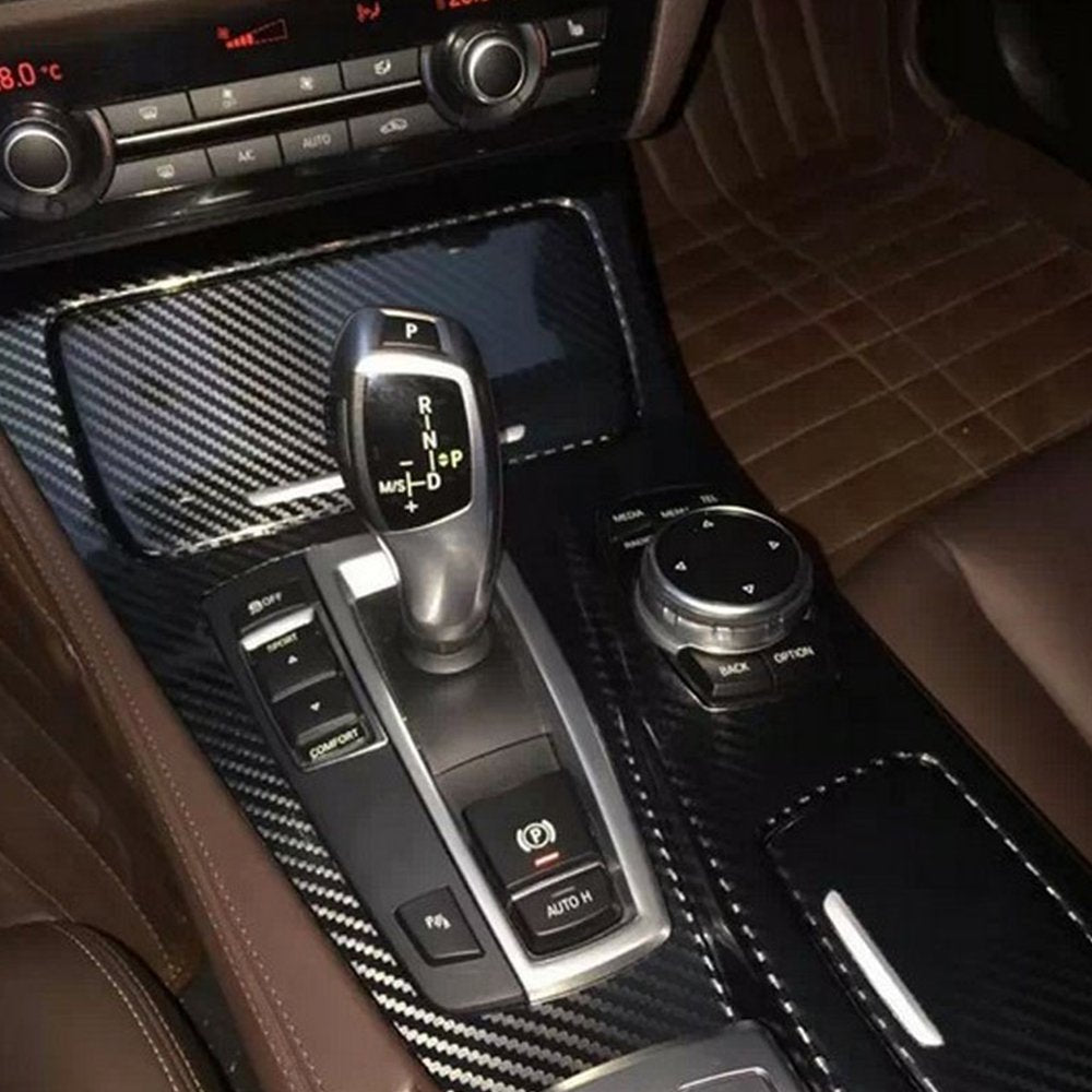 Teckwrap 1Ft X 5Ft 5D High Gloss Black Carbon Fiber Vinyl Bubble Free Air Release Car Wrap Film Automotive Diy Decals