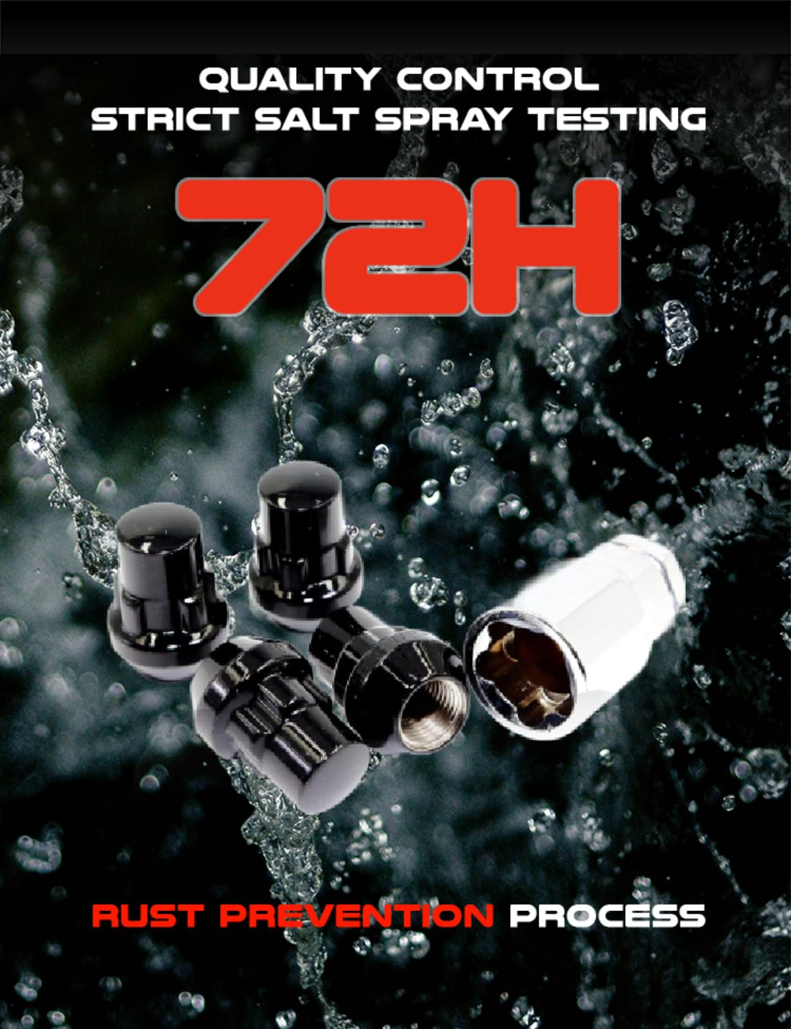 Set Of 4 12X1.25 Veritek Gloss Black Acorn Bulge Tuner 1.40 Inch Wheel Locks For Select Infiniti Nissan Subaru Factory Wheels And Aftermarket Custom Wheels