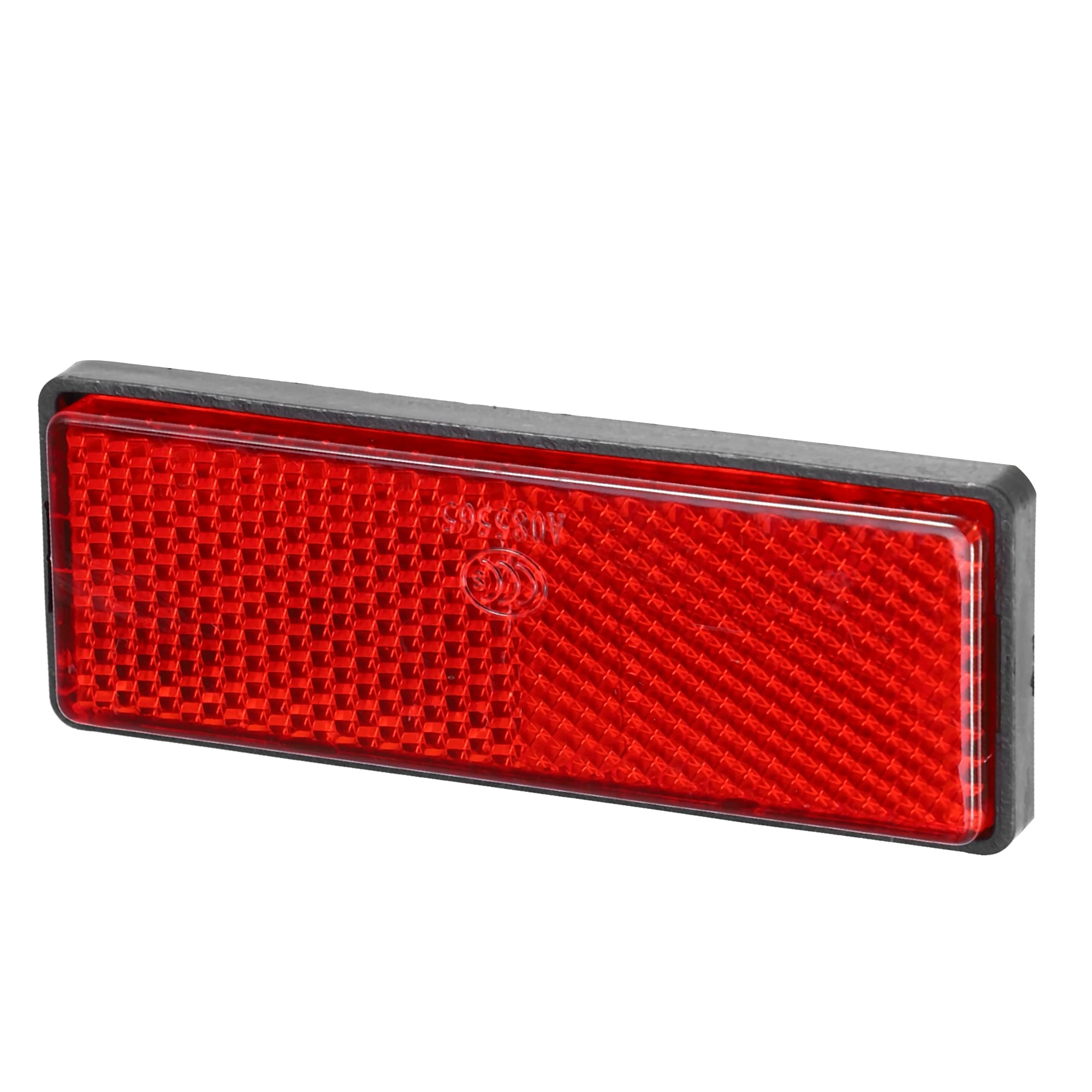 X Autohaux 8 Pcs Rectangular Stick-On Safety Spoke Reflective Self Adhesive Reflector For Gate Posts Cars Trailer Motorcycle Bic