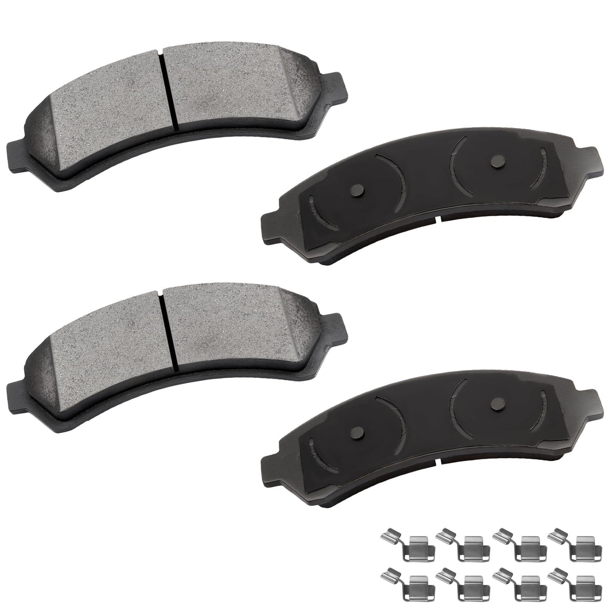Cciyu D726 4Pcs Front Ceramic Brake Pads Kits 97-05 For Chevrolet Blazer,98-04 For Chevrolet S10,97-05 For Gmc Jimmy,98-04 For G