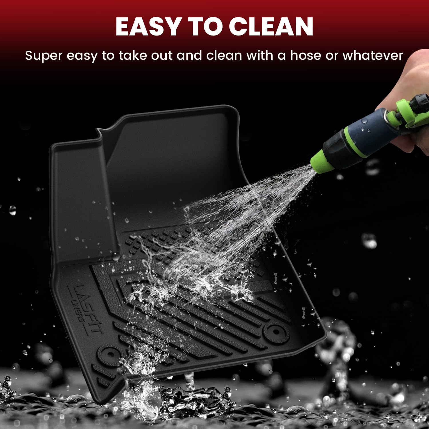 Lasfit Floor Mats & Cargo Liner For Chevrolet Chevy Traverse 2018-2023/Traverse Limited 2024 7 Seats (Fit 2Nd Row Bucket Seats),