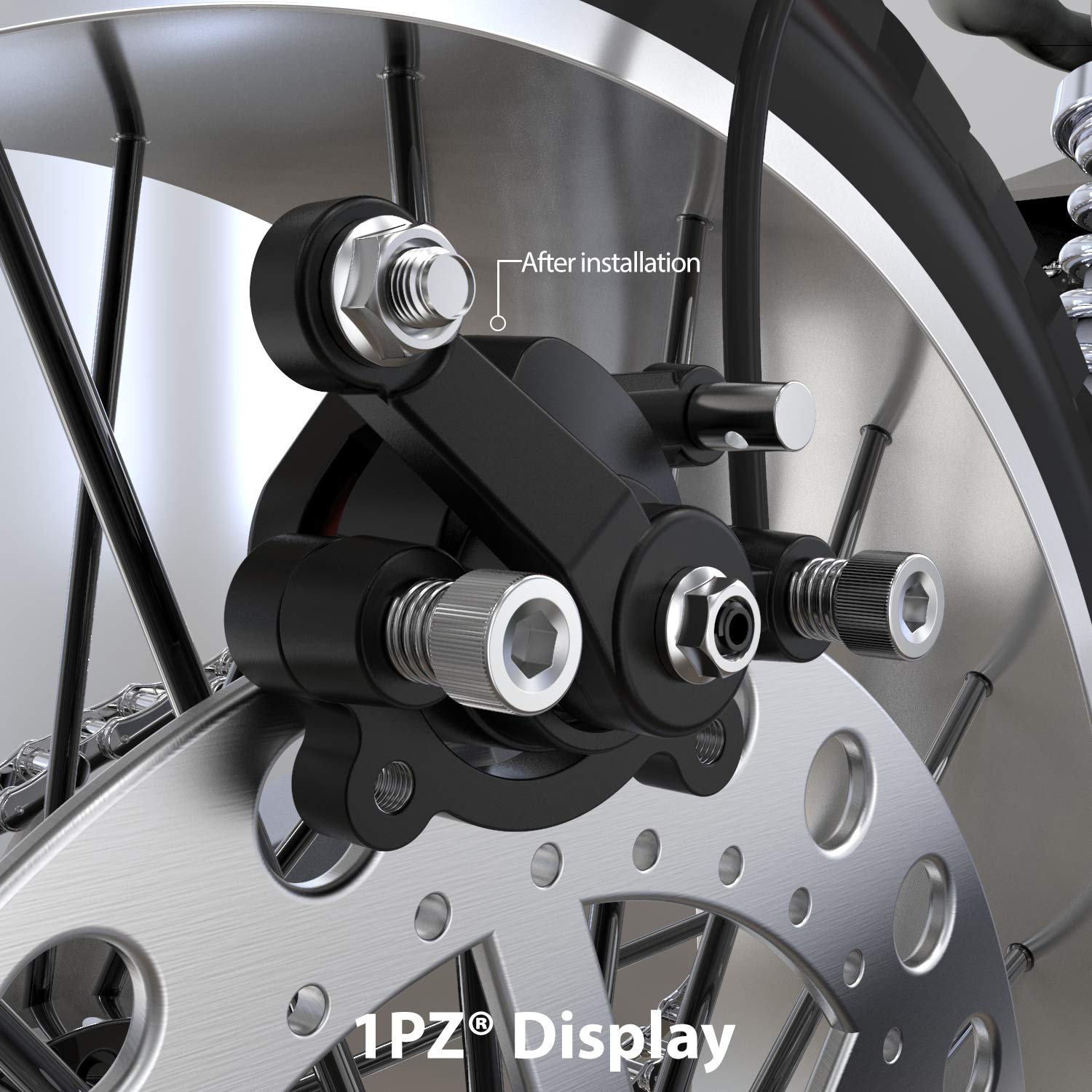 1Pz Fr2-Bc1 Rear Disc Brake Caliper Replacement For Coleman Ct100U Cc100X Motovox Mbx10 Mbx11 Mvs10 Moto Classic Mm-B80 43Cc 47Cc 49Cc Mini Baja Doodlebug Atv Gas Scooter Dirt Pocket Bike