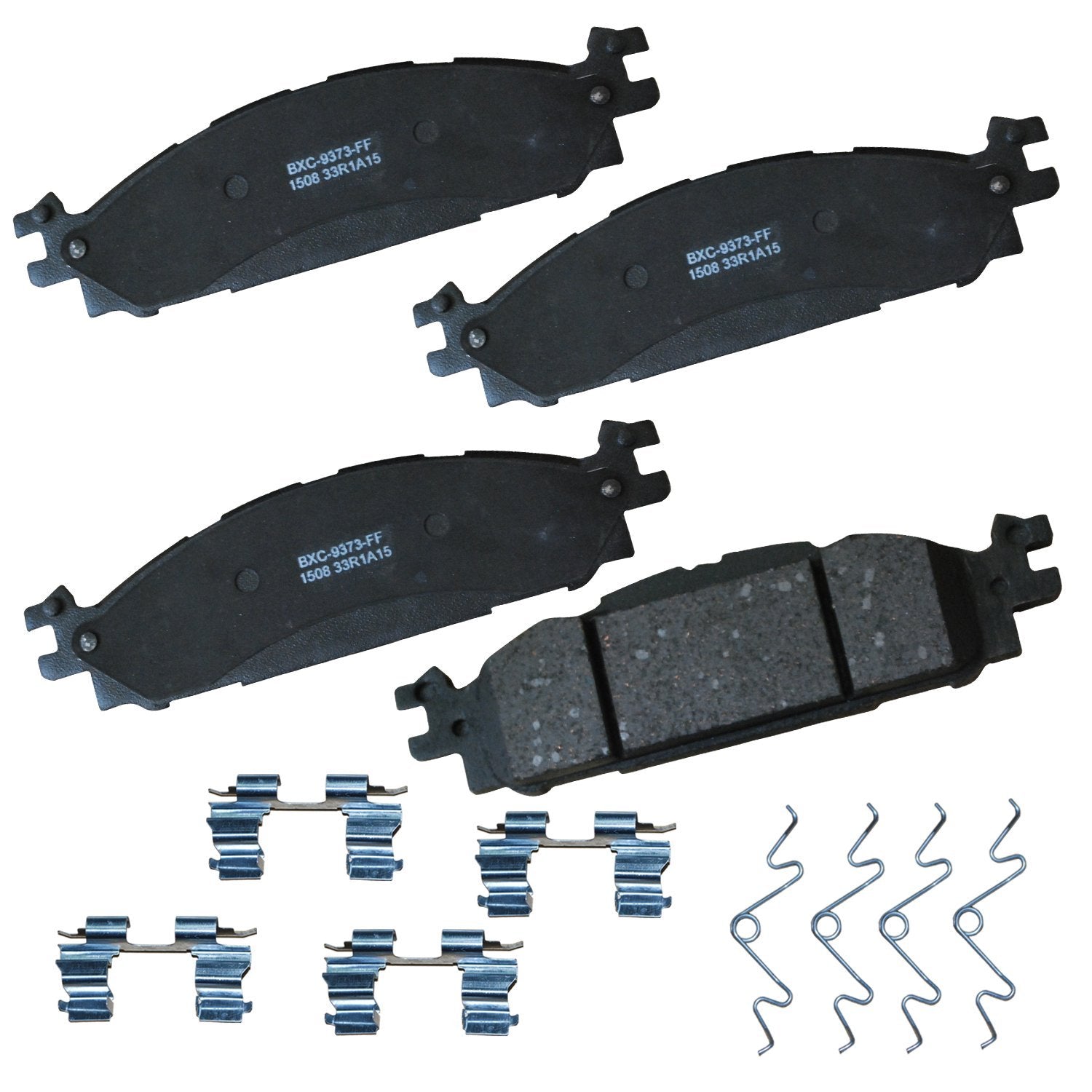 Bendix Premium Sbc1508 Ceramic Front Brake Pads For Ford Explorer 2019-2011, Flex 2019-2009, Taurus 2019-2010, Lincoln Mks 2012-