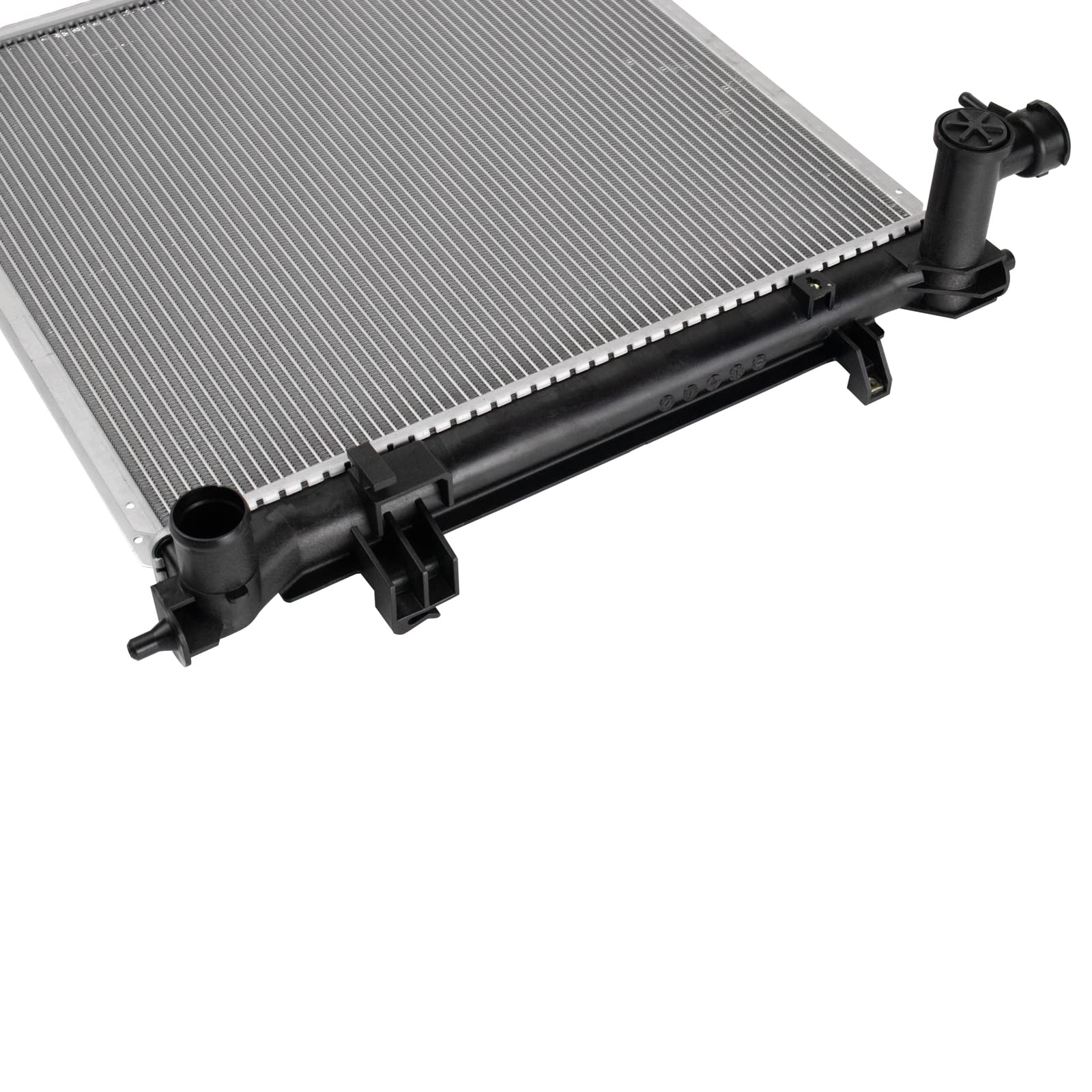 Trq Radiator Assembly Aluminum Core Compatible With 15-18 Hyundai Sonata Cu13538