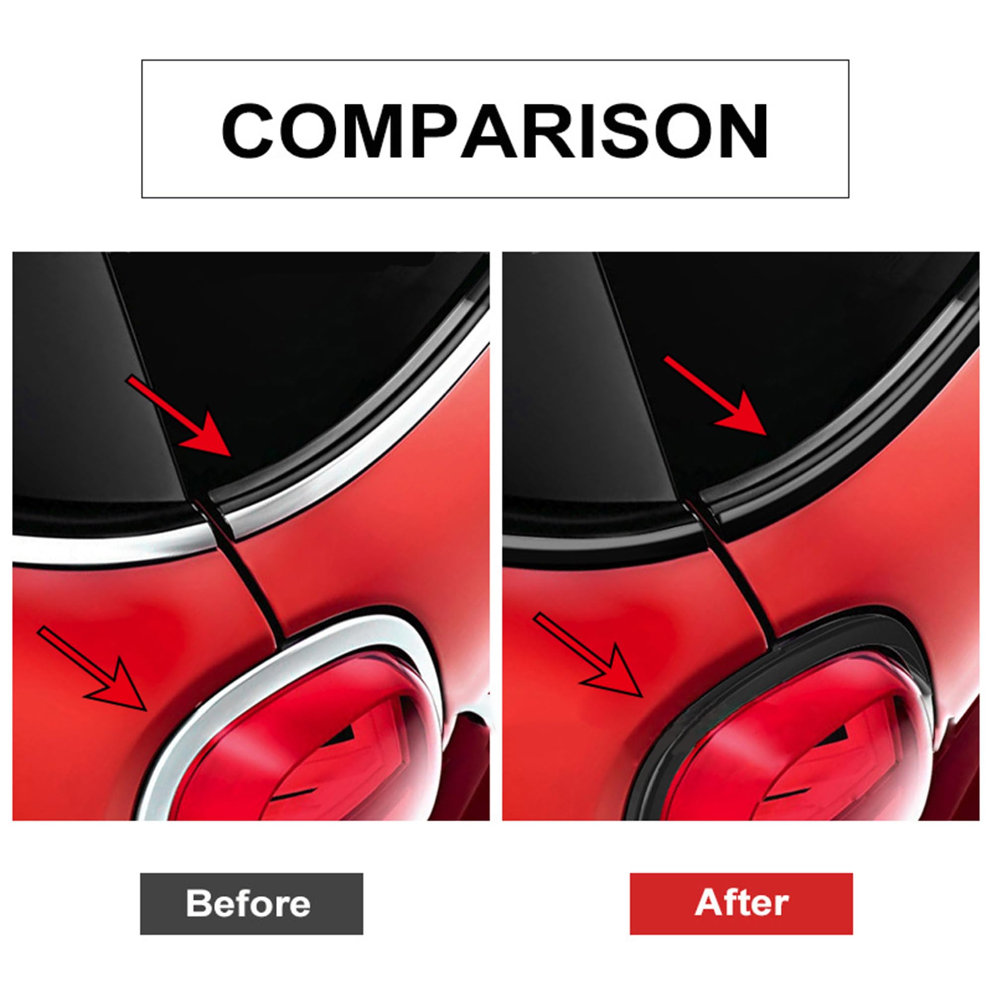 Arespark Gloss Black Vinyl Wrap, Cars Vinyl Film Tapes Kit For Blackout Chrome Delete Window Trim Door With Free Tools (4In X 30