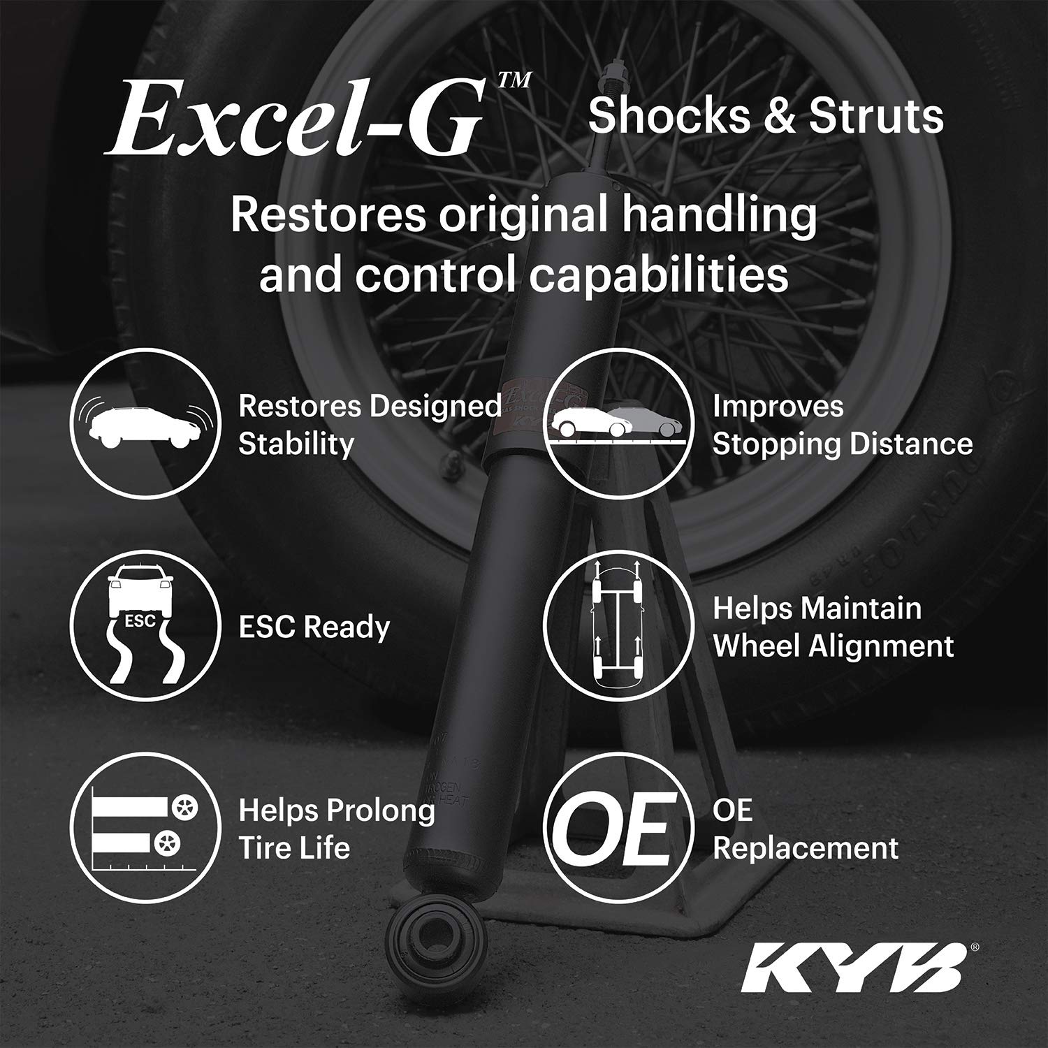 KYB 341321 Excel-G Gas Strut