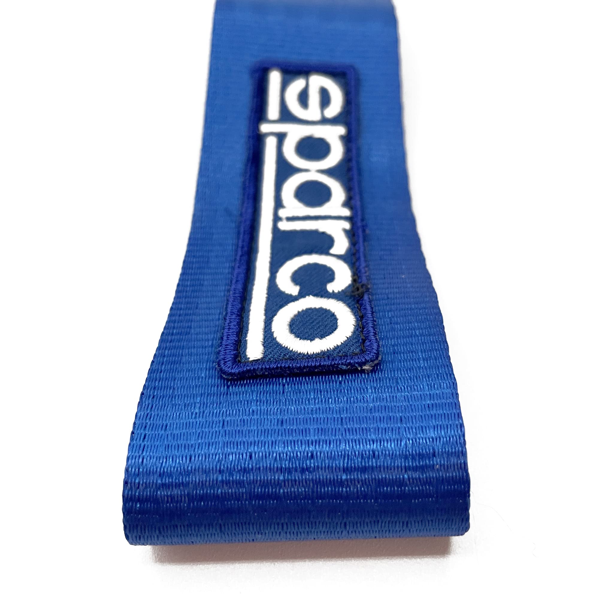 Sparco 01638Az Performance Towing-Hook-Ribbon - Blue - Max. 2000Kg - 16Mm Hole