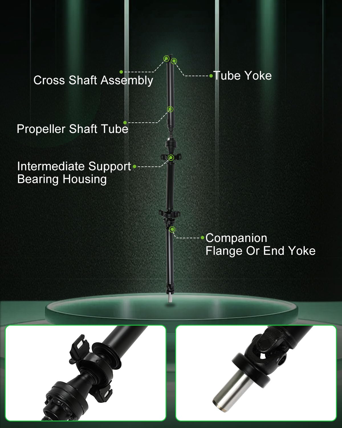 Scitoo 89.125'' Rear Drive Shaft Assembly Propeller Shaft Compatible For Lexus Rx330 For Lexus Rx350 For Toyota Highlander 2001-
