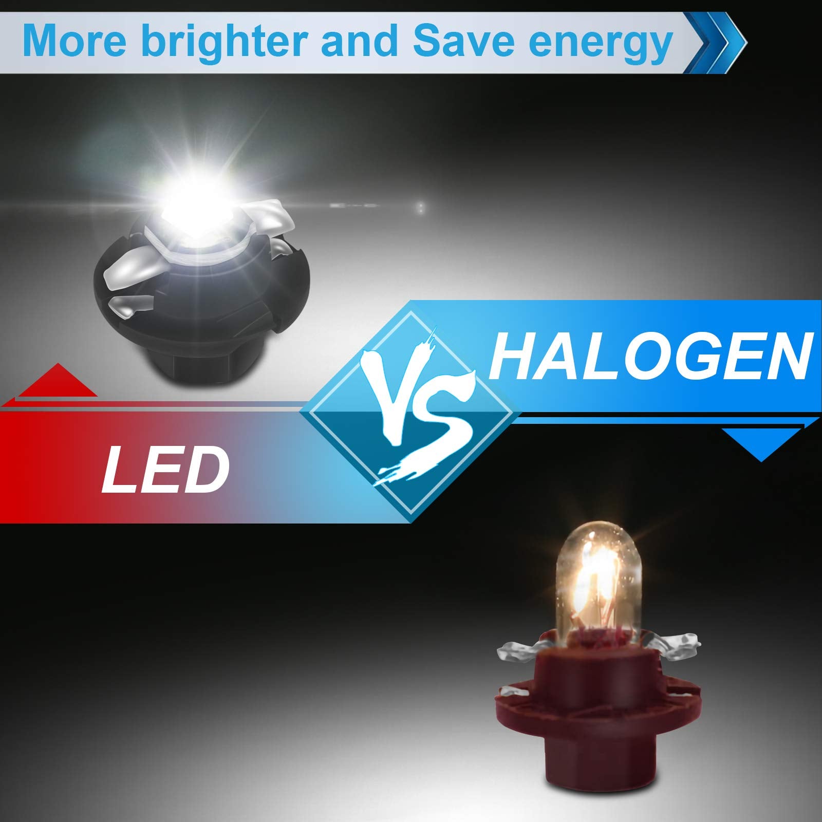 Mbuydiy White Led Lights Bulbs For Instrument Gauge Cluster Panel Speedometer Compatible With 2002-2006 Dodge Ram 1500 2500 3500 Pickup Truck