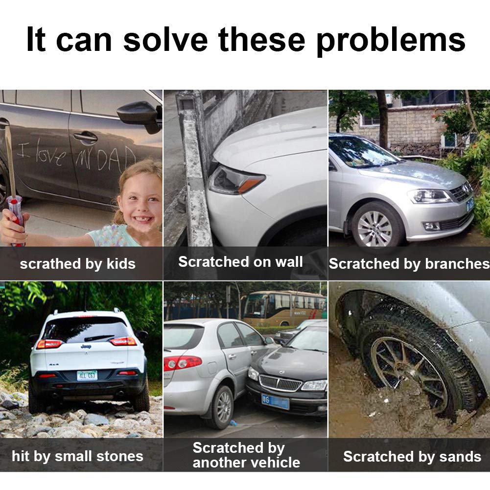 Car Scratch Remover For Deep Scratches Light Silver Universal Car Scratch Repair Body Compound Scratch Repair Pen For Vehicles Auto Scratch Remover Paint Scratch Removal For Cars (Light Silver)