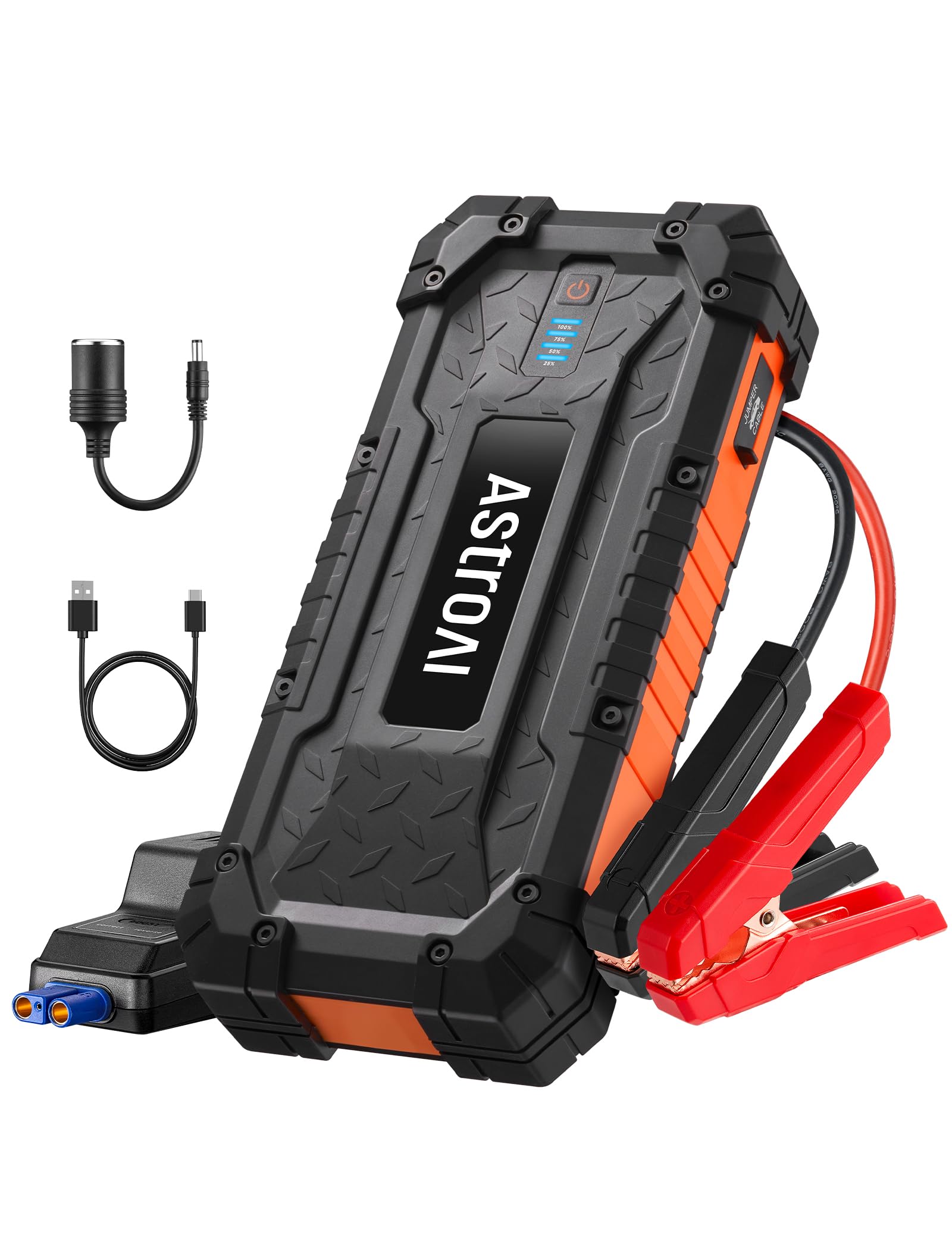 Astroai S8 Ultra Battery Jumper Starter Portable, 4000A Car Jump Starter For Up To 10.0L Gas & 8.0L Diesel Engines, 88.8Wh Porta