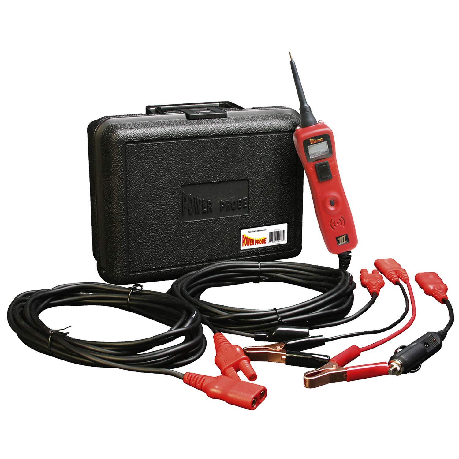 Power Probe III w/Case & Acc - Red (PP319FTCRED) [Car Automotive Diagnostic Test Tool, Digital Volt Meter, AC/DC Current Resista