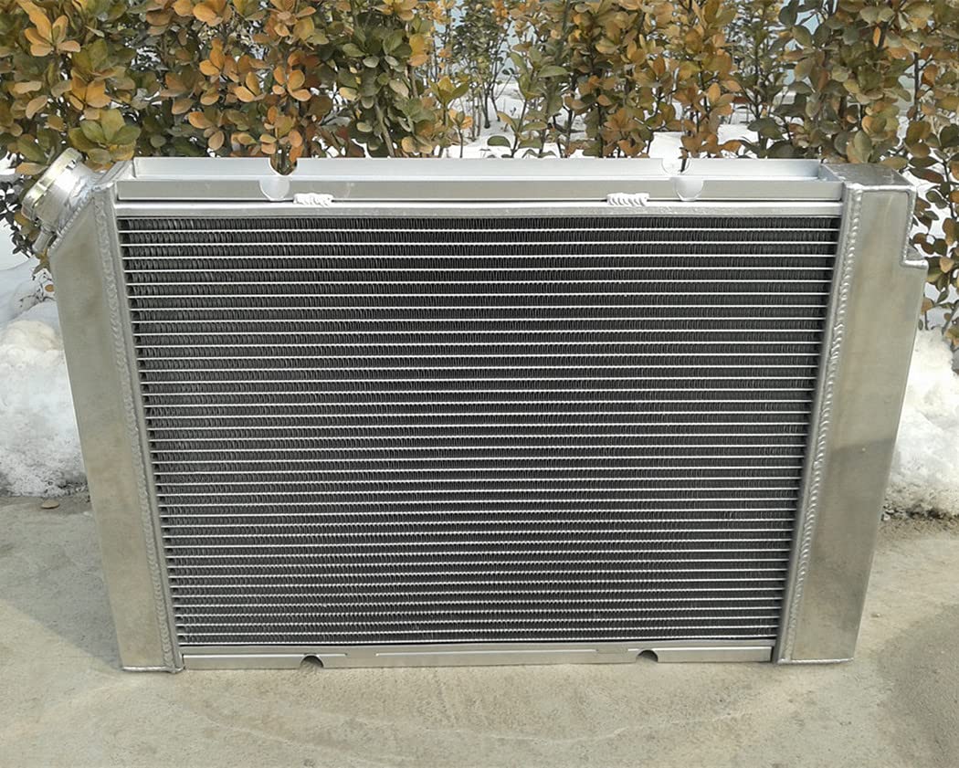 3 Row Aluminum Radiator + 2X Fans For Pontiac Fiero At 1984-1988 1985 1986 1987