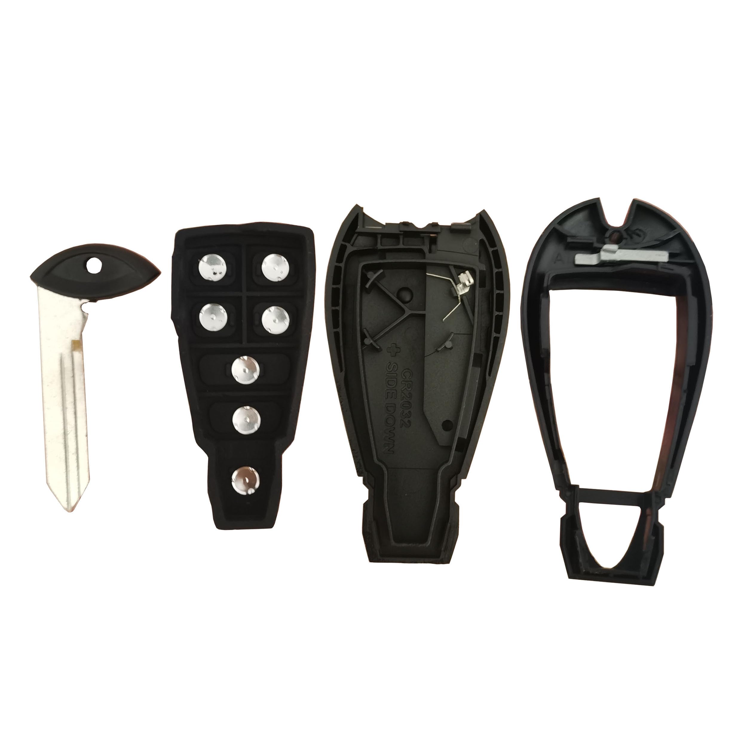 Wkedqaf Replacement For Keyless Entry Remote Key Fob Shell Case Fit For 2008-2015 Chrysler Town And Country 2008-2014 Dodge Gran