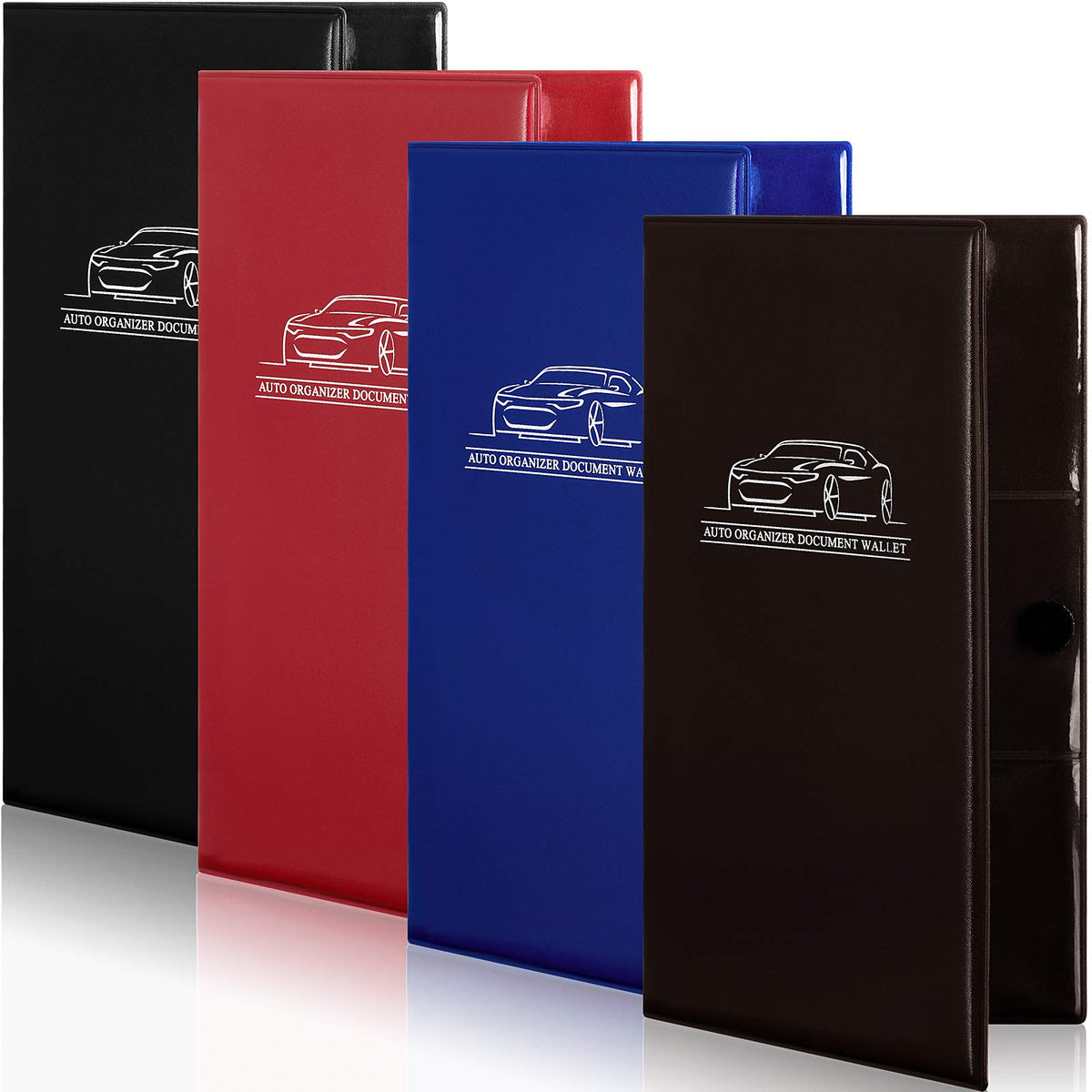 4 Pcs Car Registration and Insurance Card Holder, Automobile Essential ...