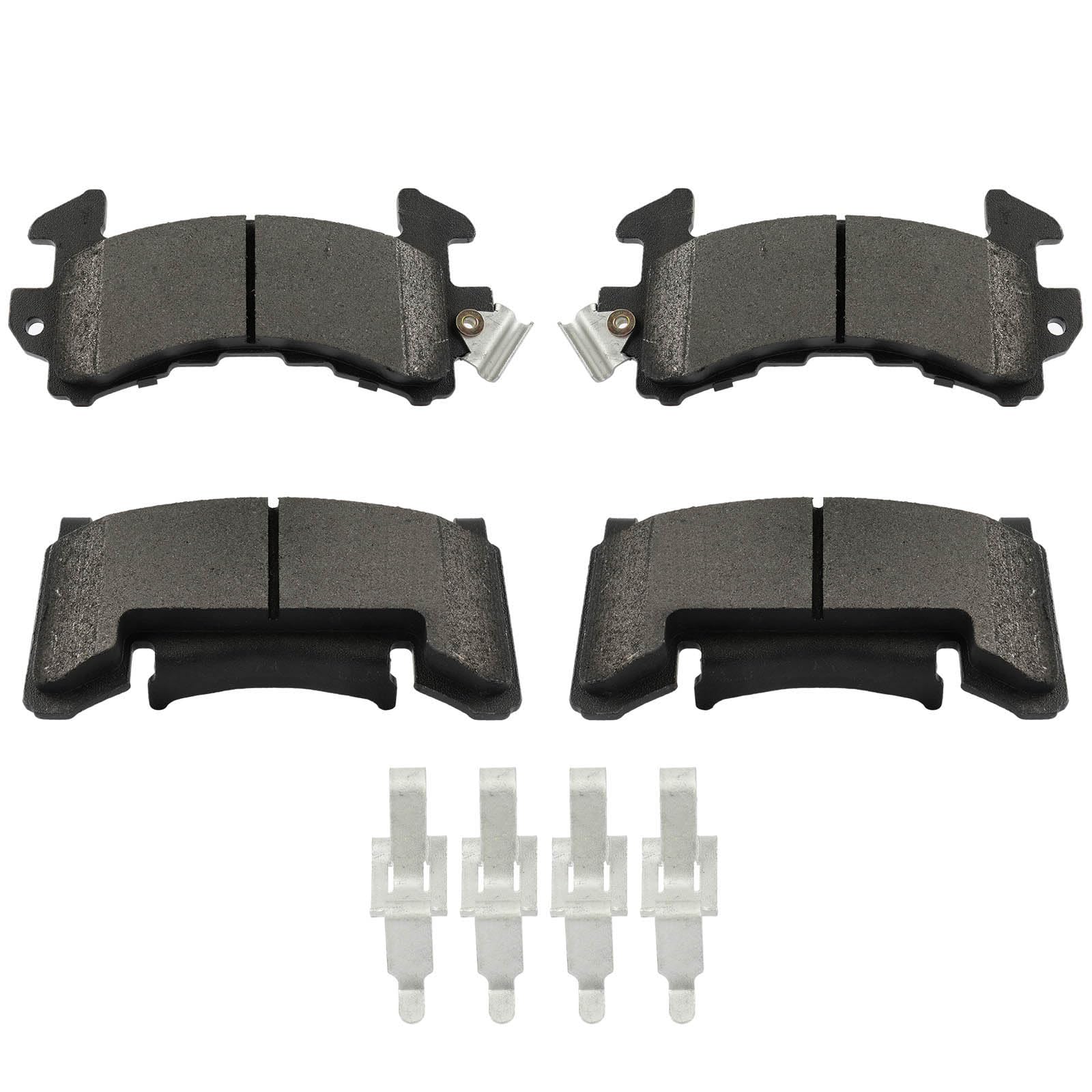 SCITOO D1124 Rear Ceramic Brake Pads Sets w/Hardware Replacement For Scion For FR-S,For Subaru For B9 Tribeca | For BRZ | For Fo