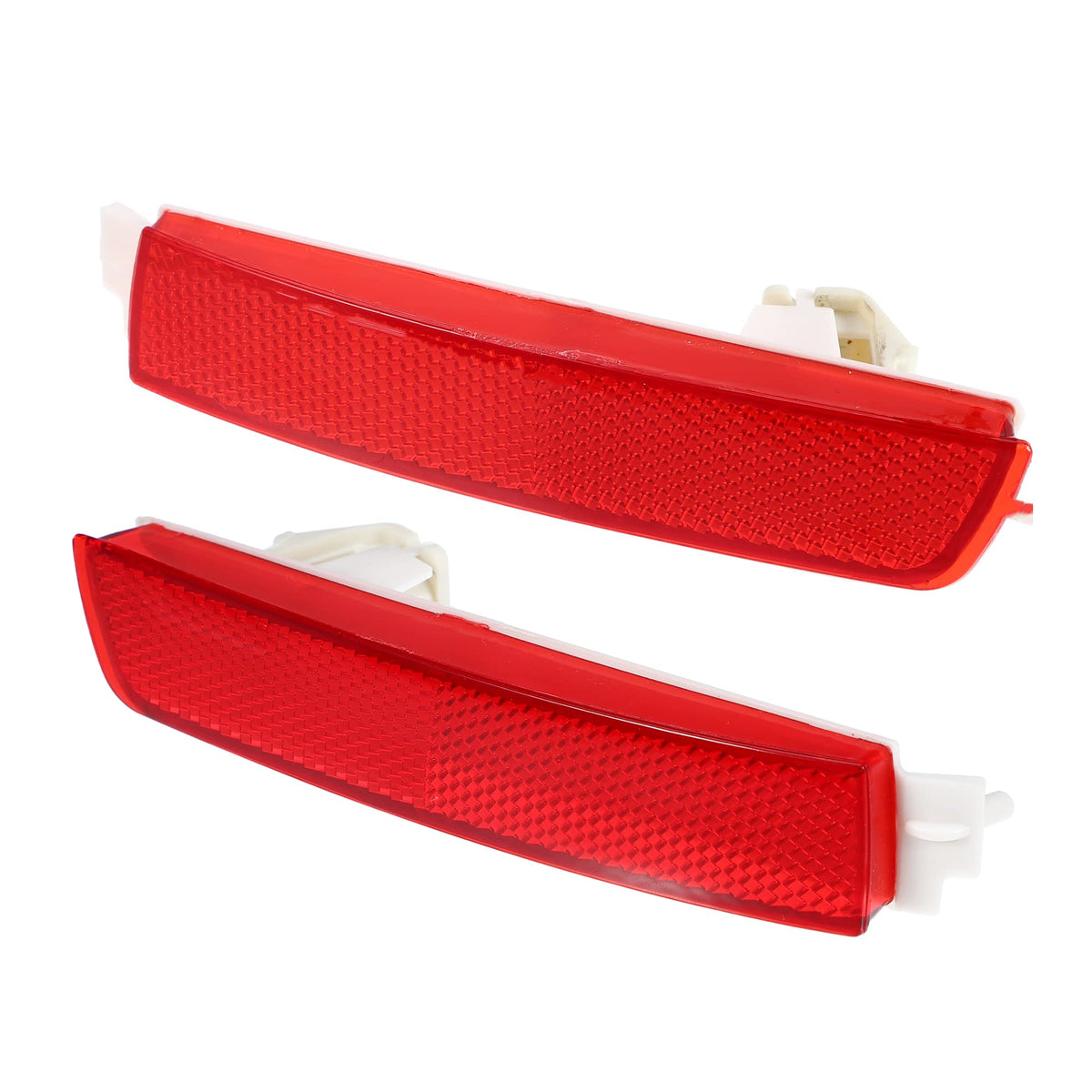 X Autohaux 1 Pair Exterior Rear Bumper Side Marker Reflector Red For Nissan Sentra 2013-2018 Left Right Side 265655C000 265605C000