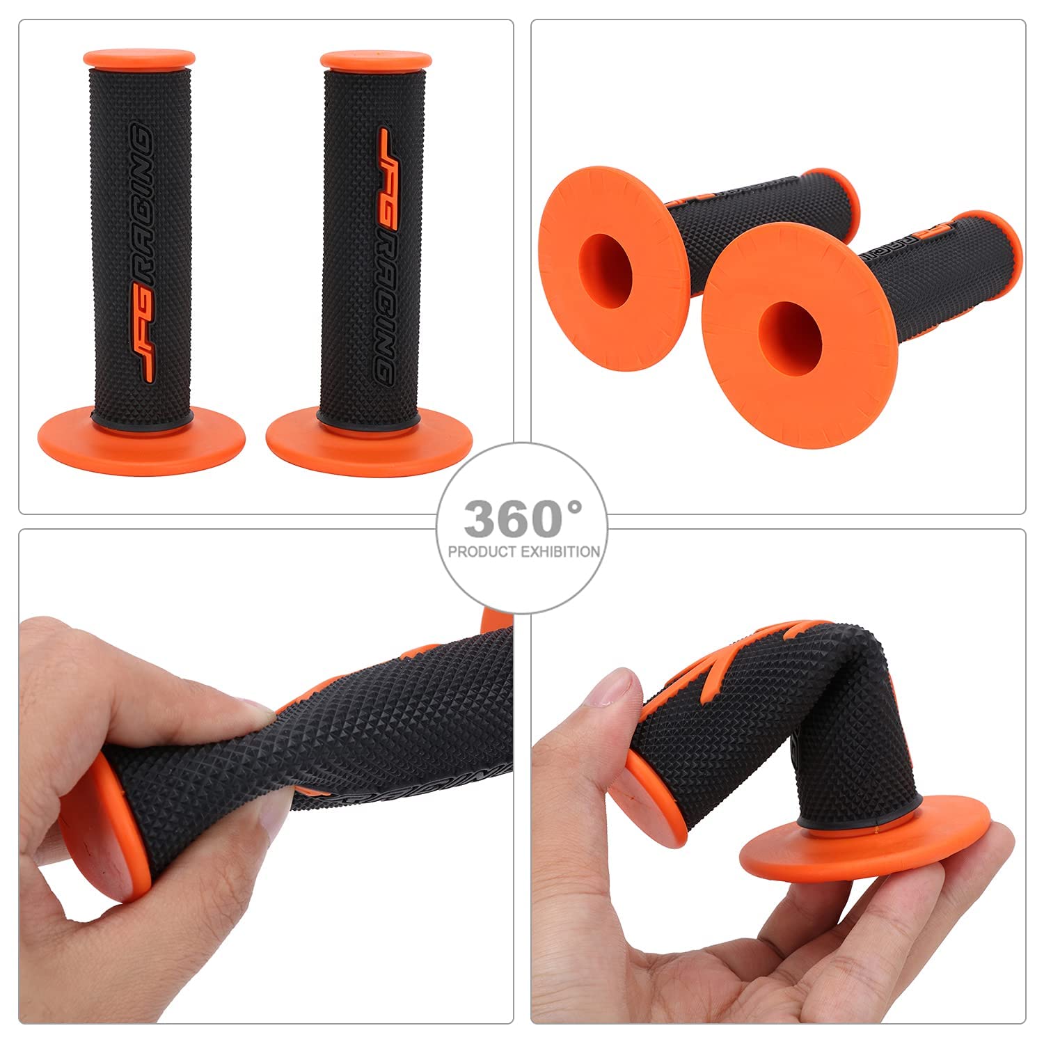 Dirt Bike Grips 7/8    Motorcycle Grip Atv Handlebar Grips Universal For Ttr 110 125 Yz125 Yz250 Yz450F Drz400 Pw50 Yfz 350 450