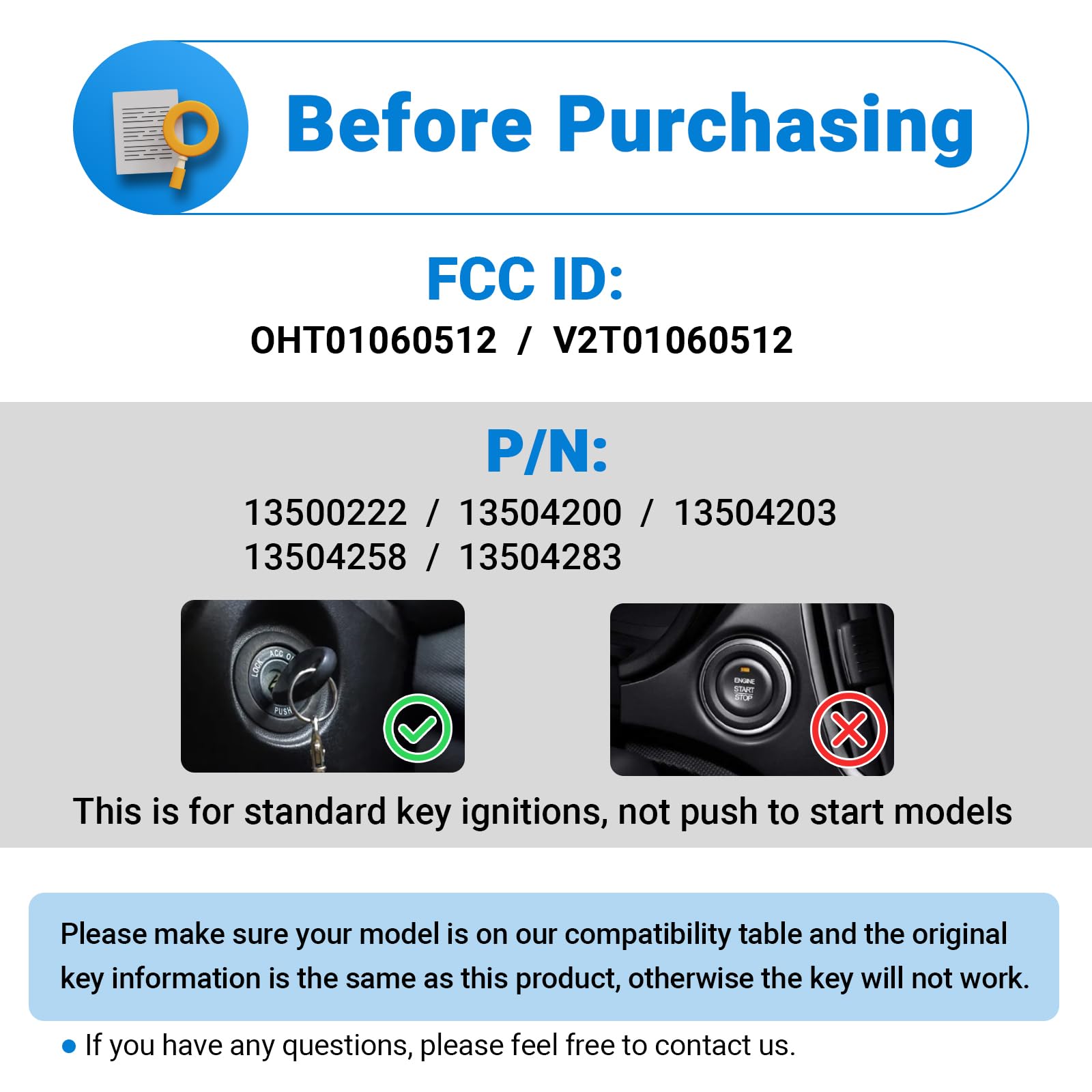 Car Key Fob Keyless Entry Remote Flip Replacement For 2010-2019 Chevy Cruze Camaro Impala Equinox Malibu Sonic/Gmc Terrain/Buick