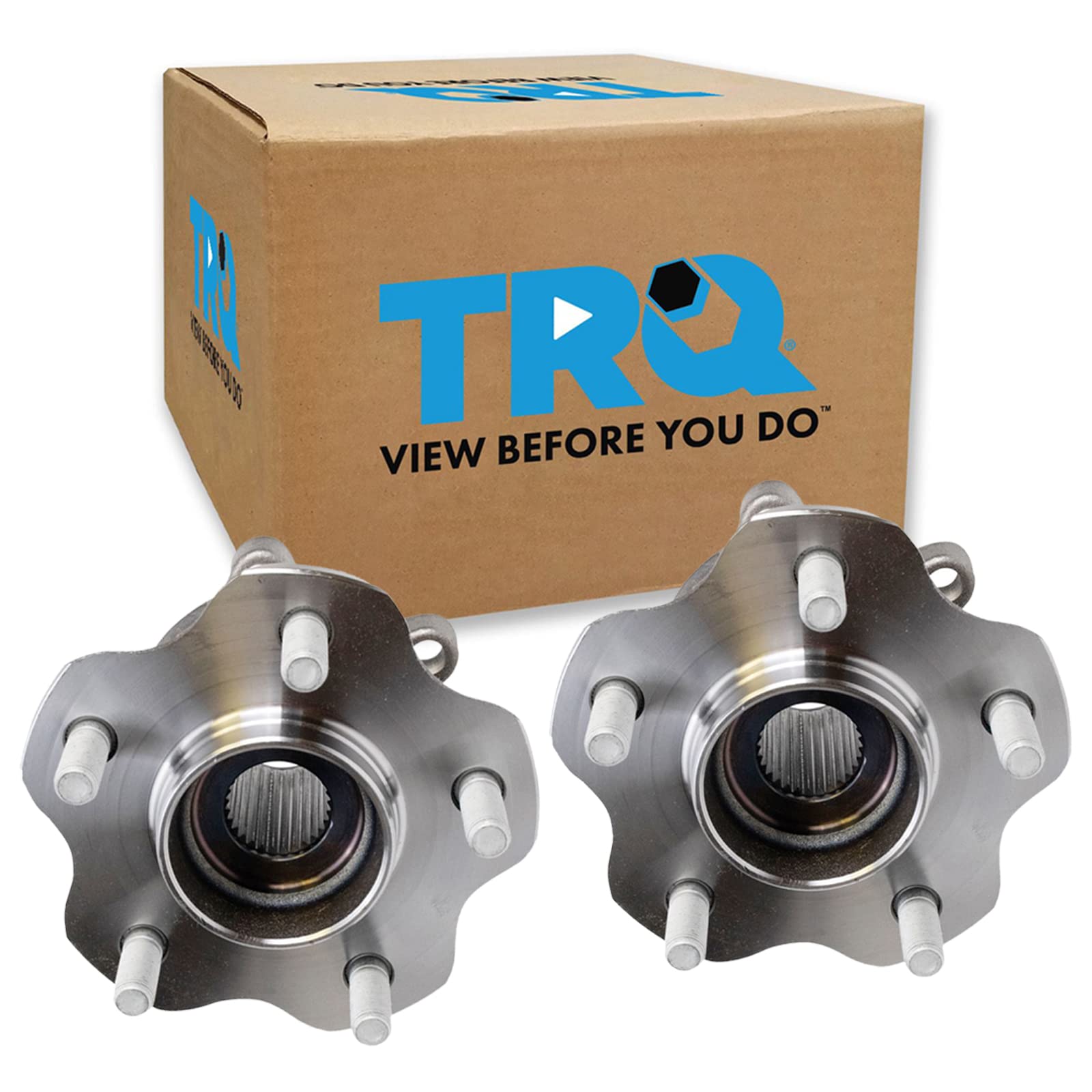 Trq Rear Wheel Hub Bearings Assembly Set Compatible With 2013 Infiniti Jx35 2014-2019 Qx60 2019-2021 Nissan Altima 2015-2019 Mur