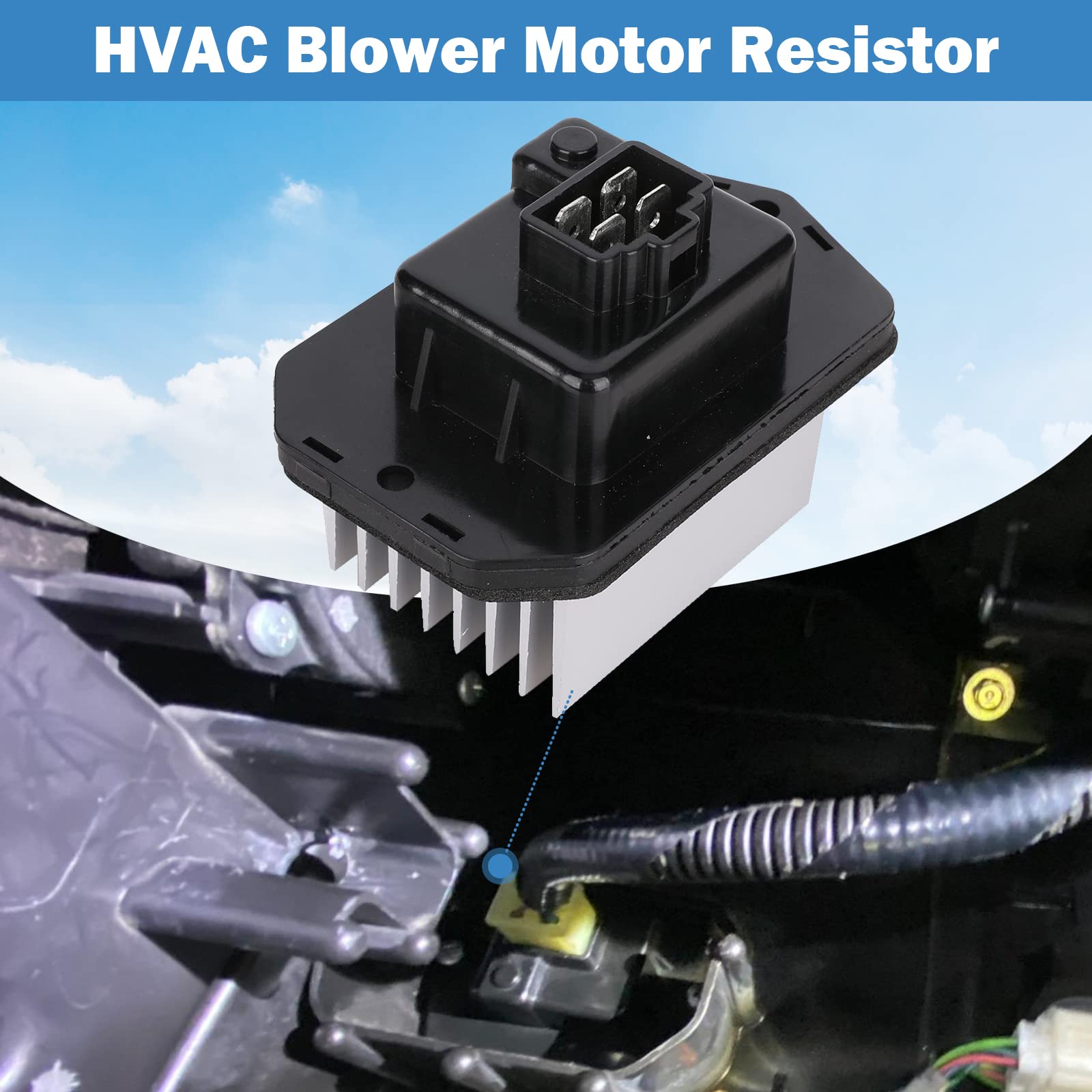 Hvac Blower Motor Resistor Ac Blower Control Module - Compatible With Honda Accord, Civic, Cr-V, Element, Odyssey, Pilot, Acura Rdx, Tsx - Replaces# 79330-S5A-942, 79330-Sna-A01, 79330-Sda-A01