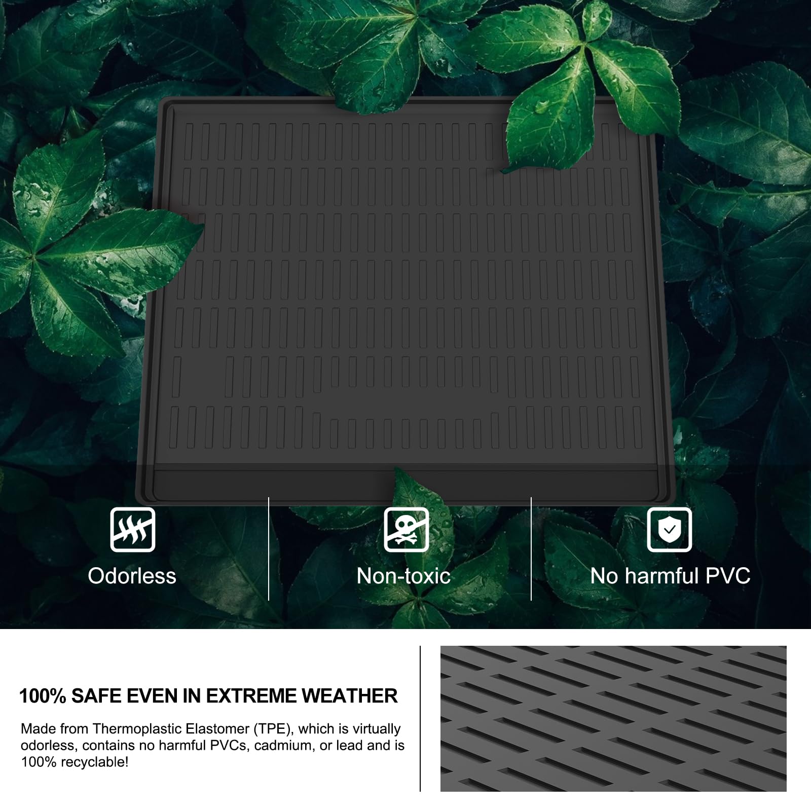 Kiwi Master Floor Mats For 2016-2022 Honda Pilot Oem Replacement 08P17-Tg7-300 All Weather Mat Liners Front Rear 3 Row Seat Tpe