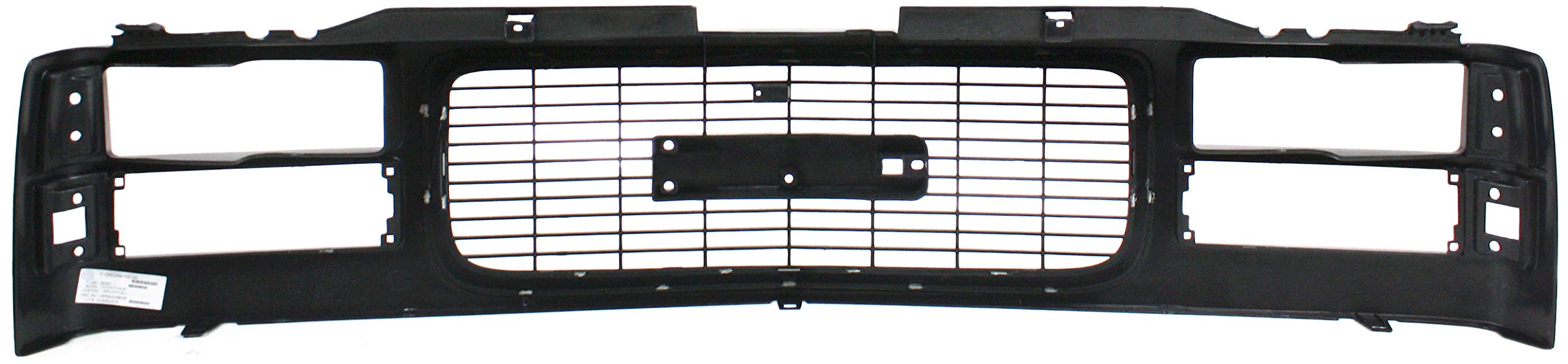 Garage-Pro Grille Assembly Cross Bar Insert - Black Plastic Compatible with 1994-2000 GMC C2500 C3500 K2500 K3500, Suburban Models