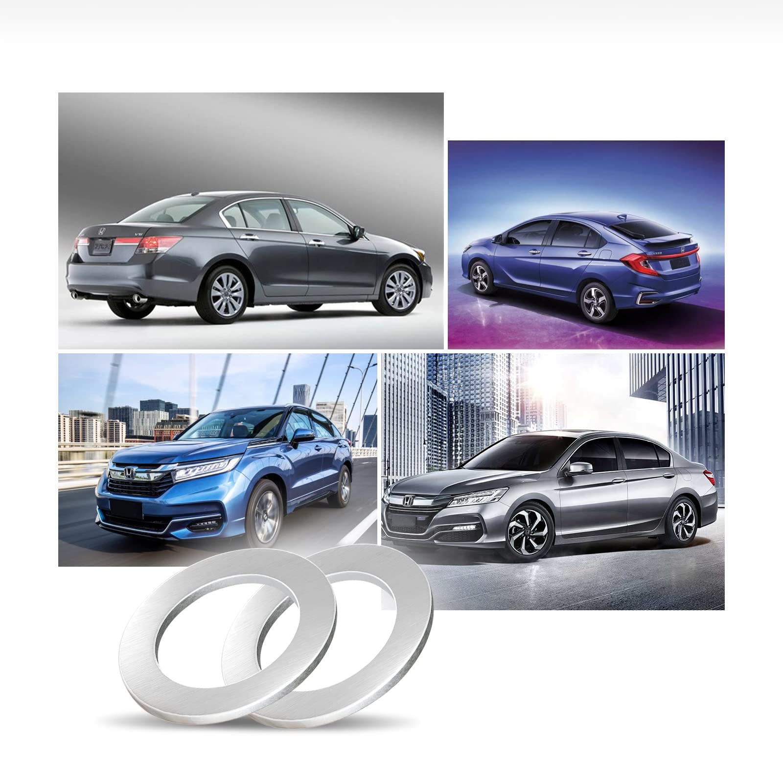 Yonput 20 PCS 14mm Oil Drain Plug Gasket Washer Crush Seal, Replacement for Honda Accord Civic Ridgeline Odyssey CRV CR-V Pilot