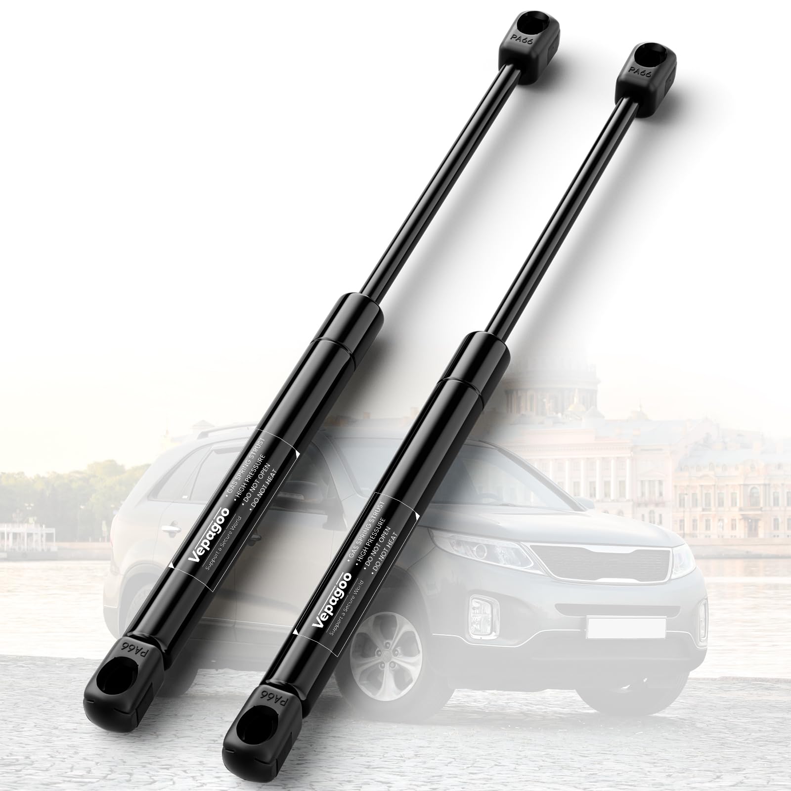 Vepagoo 6261 Rear Hatch Struts For 2011 2012 2013 2014 Kia Sorento Sport Utility 4-Door Liftgate-W/O Power Lift Gate, Rear Shock