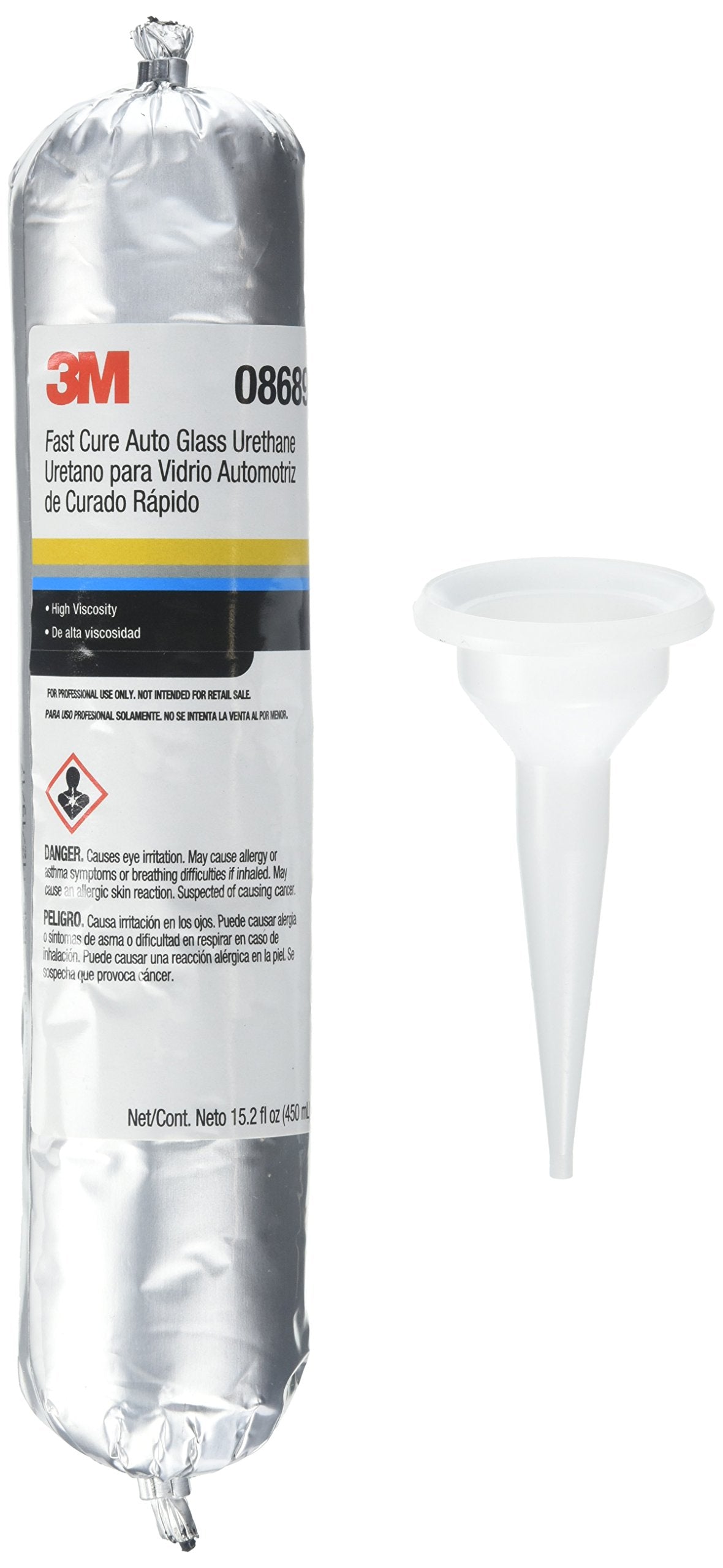 3M Fast Cure Auto Glass Urethane, 08689, 450 Ml Flex Pack