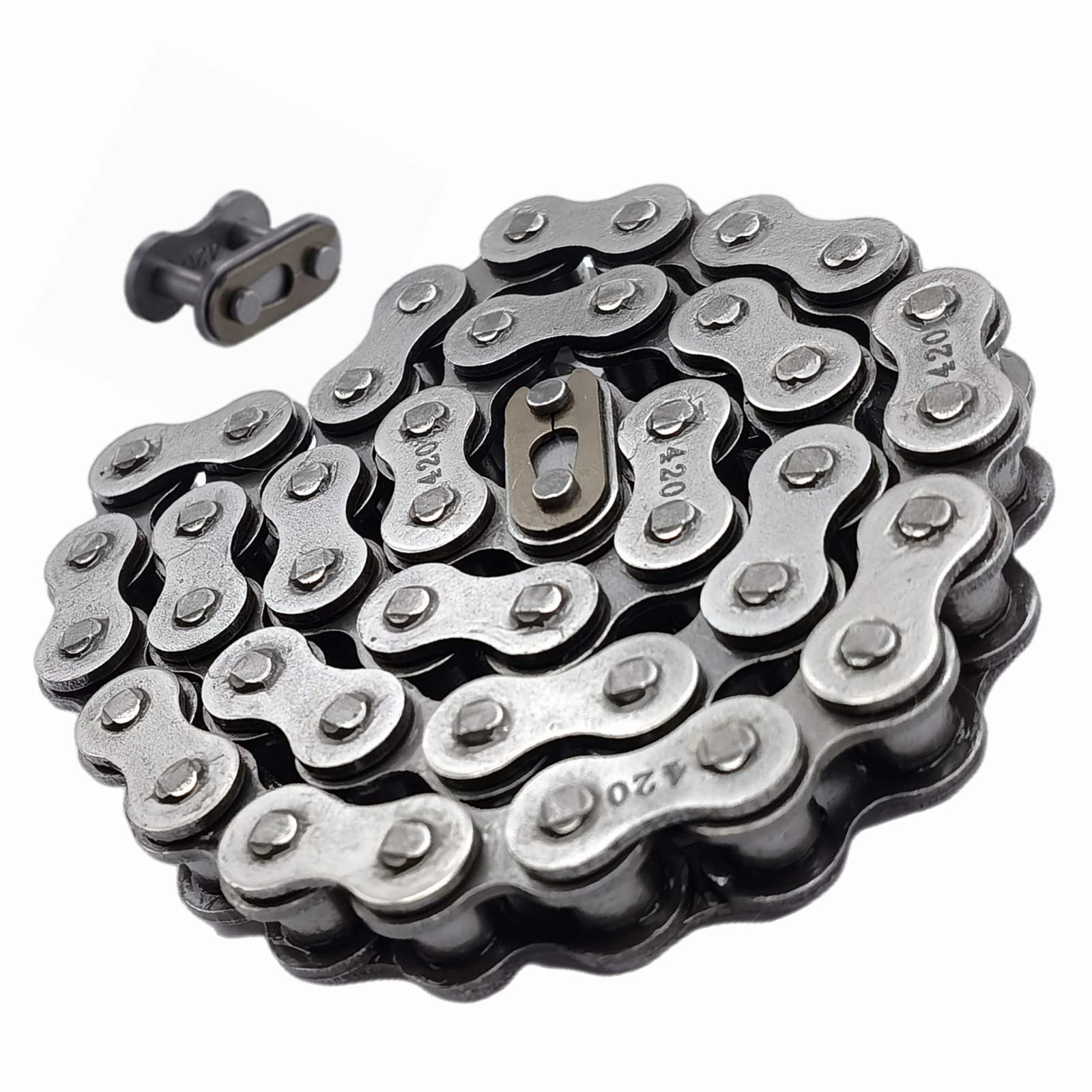 Front Jackshaft #420 Chain 42 Links fits Coleman CT200U CT200U-EX BT200X Mini Bike Chain MB200 MB165 Baja Warrior Heat Mini Baja