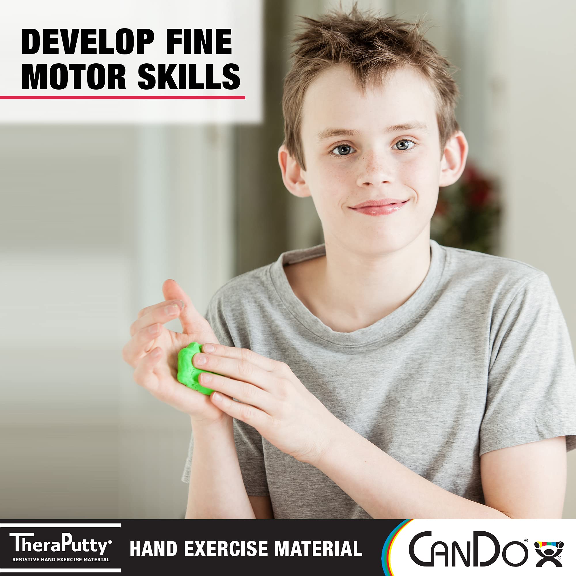 Cando 10-0920 Theraputty Standard Hand Exercise Putty, Medium, 1Oz