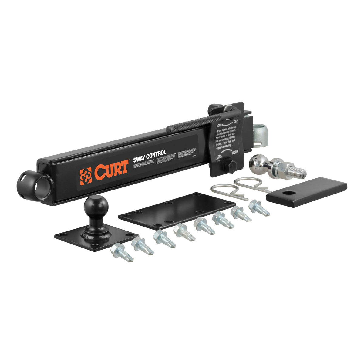 Curt 17200 Trailer Anti-Sway Bar Control Kit , Black