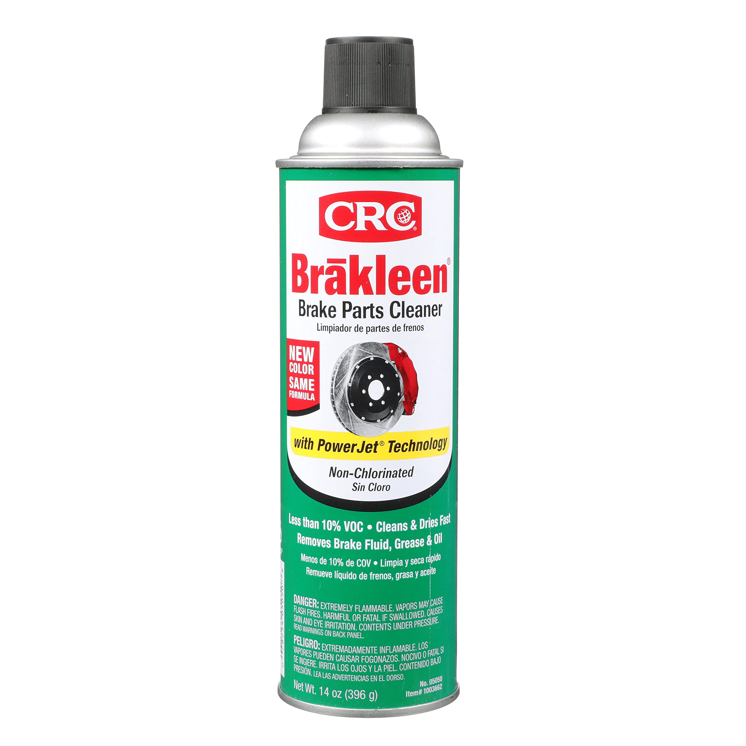 Crc (05050-12Pk) Brakleen Non-Chlorinated Brake Parts Cleaner With Powerjet Technology - 14 Oz., (Pack Of 12)