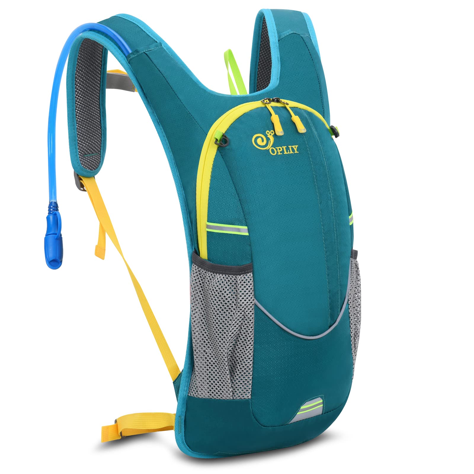 Hydration Pack,Hydration Backpack With 2L Hydration Bladder Lightweight Running Water Backpack For Women Men Kids (Dark Green)