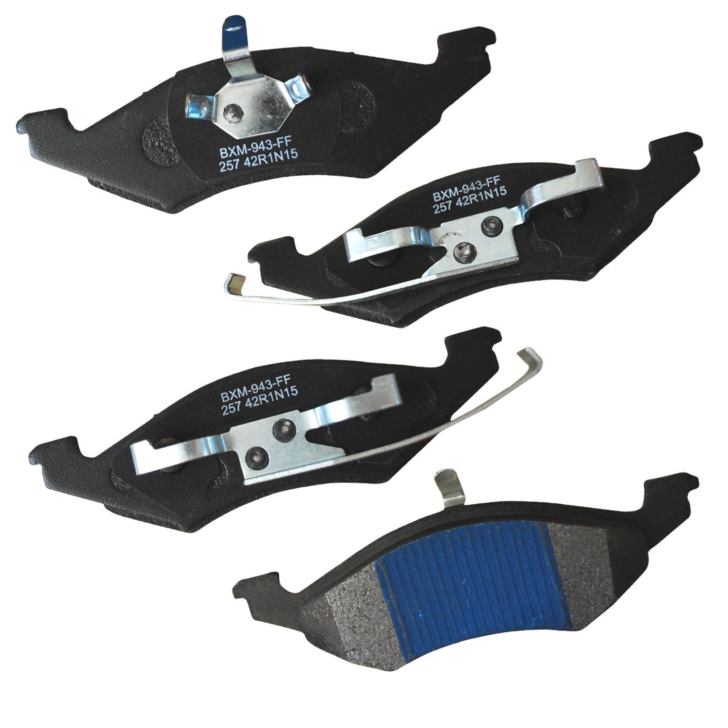 Bendix Premium Sbm257 Semi-Metallic Front Brake Pads For Ford Escort 1990-1988, Exp 1988, Ghia 1994-1991, Tempo 1994-1988, Topaz