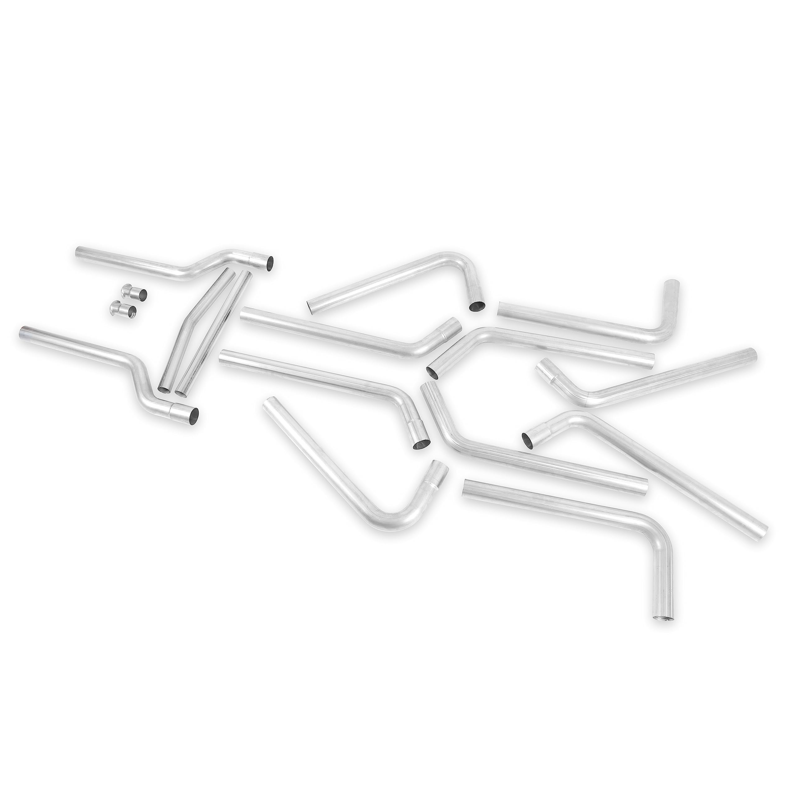 Flowmaster 815936 U-Fit Dual Exhaust Kit 409S - 2.50 in. - universal 16-piece pipes only