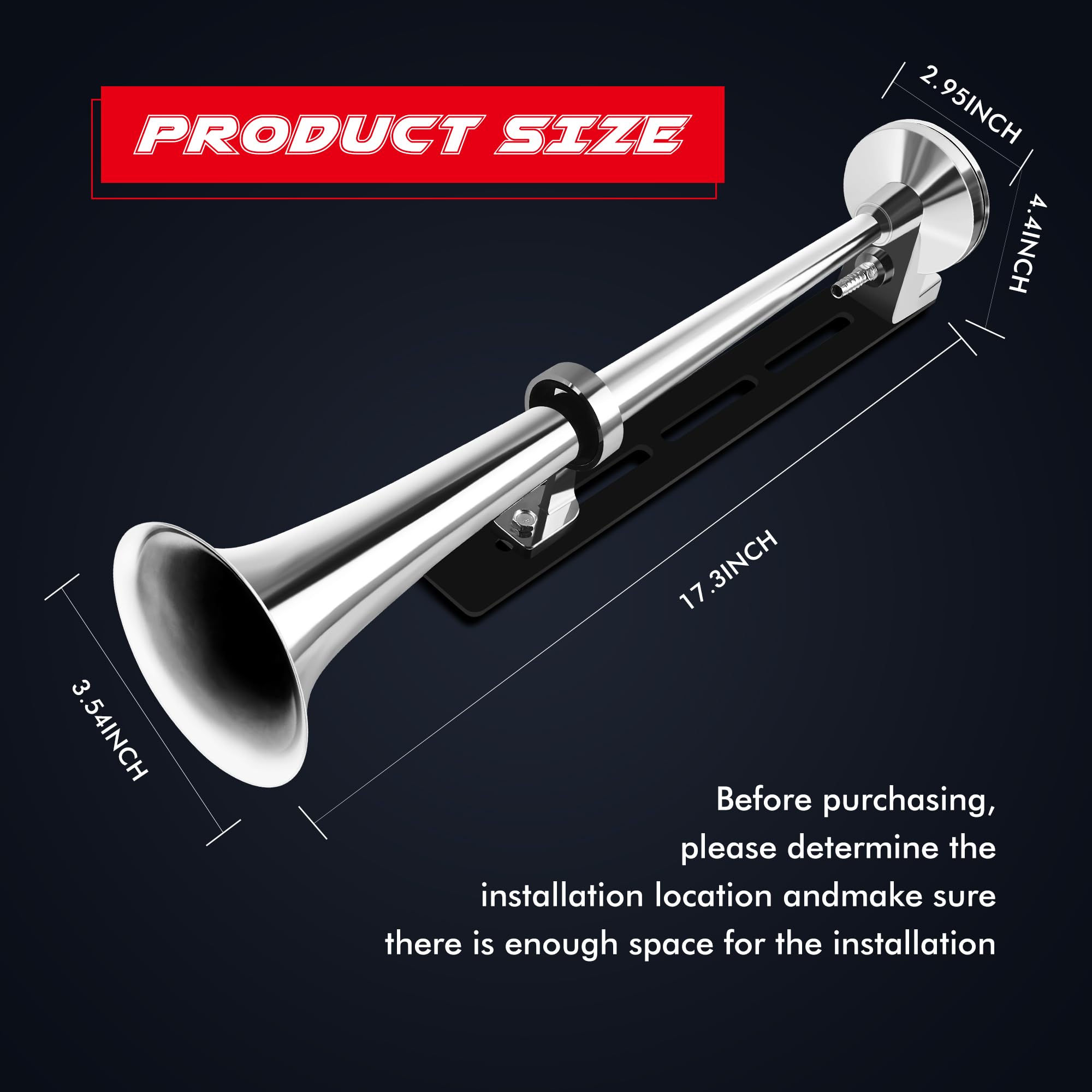 Carfka Air Train Horn Kit For Truck Car With Air Compressor, Super Loud 150Db 12V Electric Trains Horns For Vehicles, Trumpet Ai