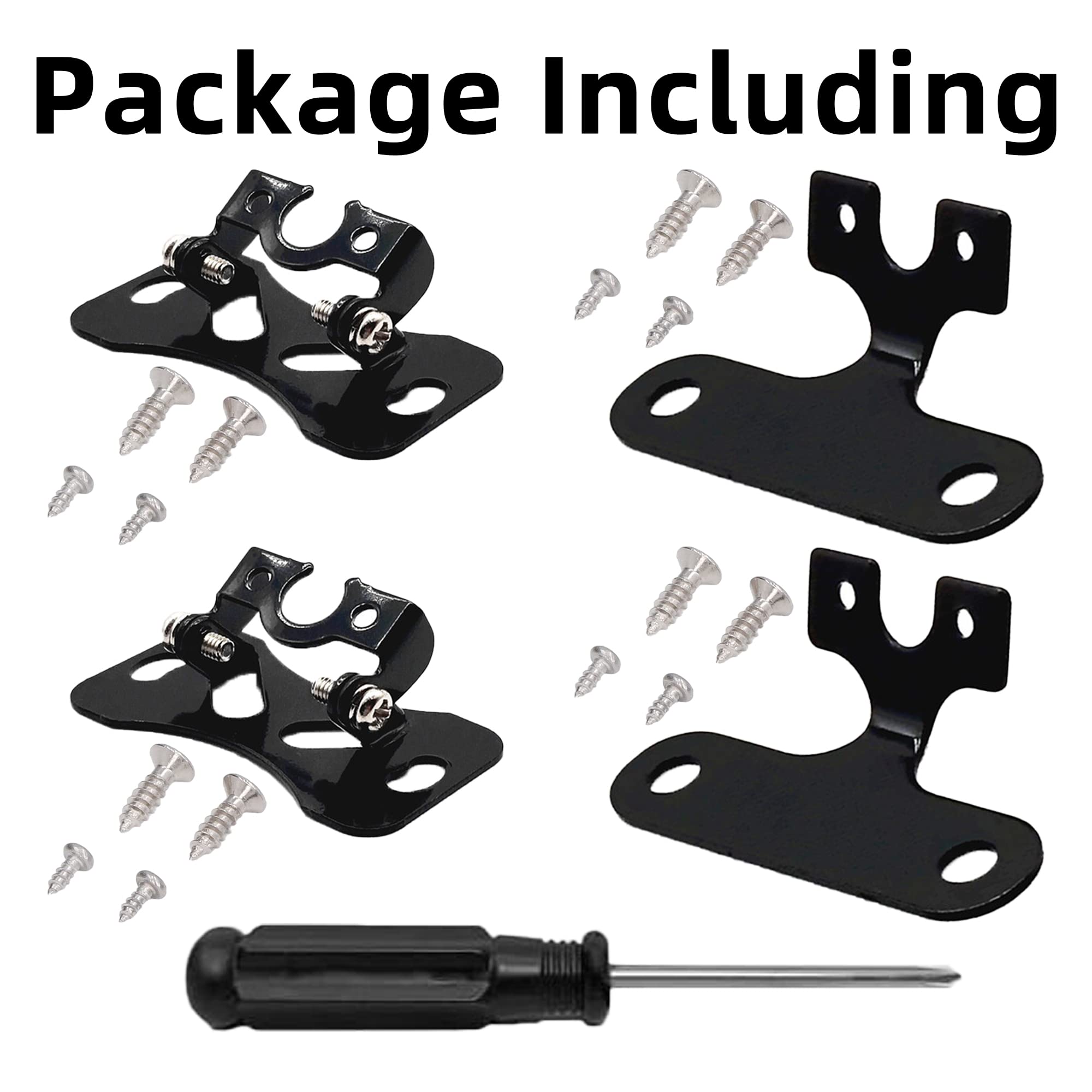 Isaddle Car Rear Camera Mounting Bracket Kit - Universal Adjustable Vehicle Backup Camera Mount Holder For Reverse Rearview Came