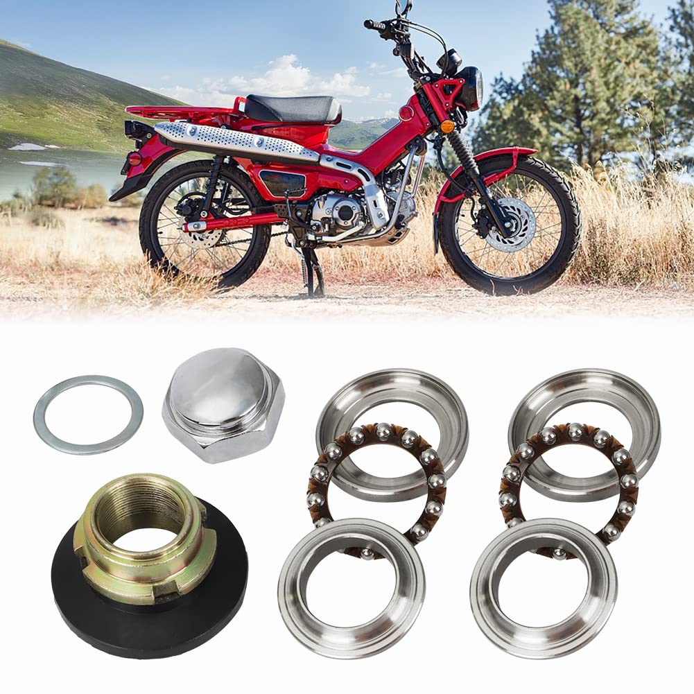 Alpha Rider Steering Stem Bearing Rebuild Kit For Honda Ct90 Cl70 Sl70 Xl70 Xr100 Cl90 Atc200 Atc70 Z50 Atc185 Mini Trail Bearing Stem Set Fork Stem Dust Seal Assembly