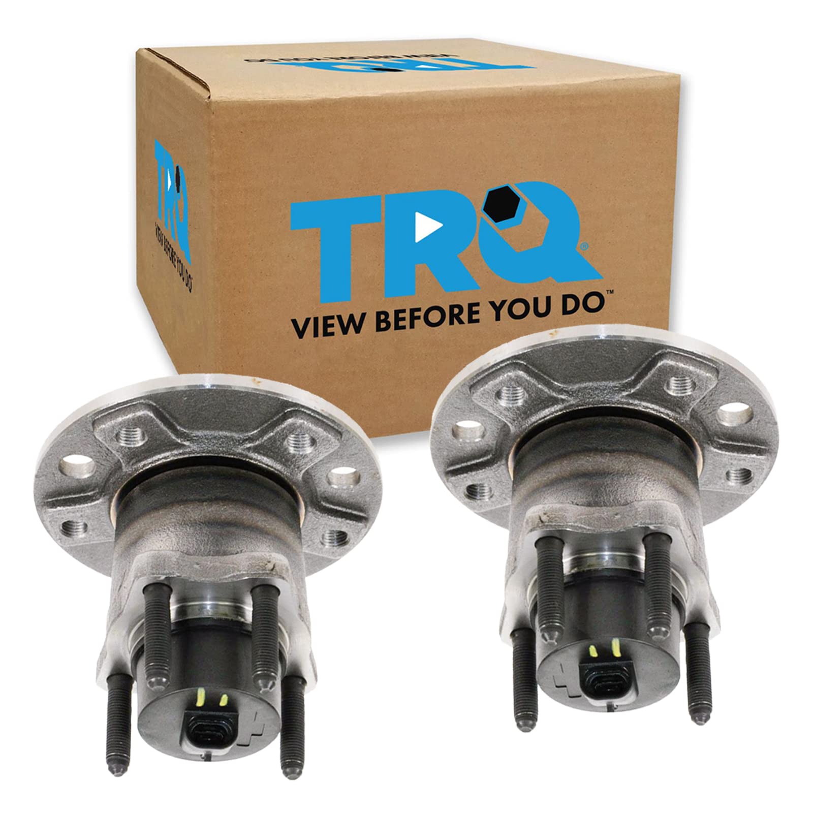 Trq Rear Wheel Hub Bearings Assembly Set Compatible With 1999-2003 Saab 9-3 1994-1998 900