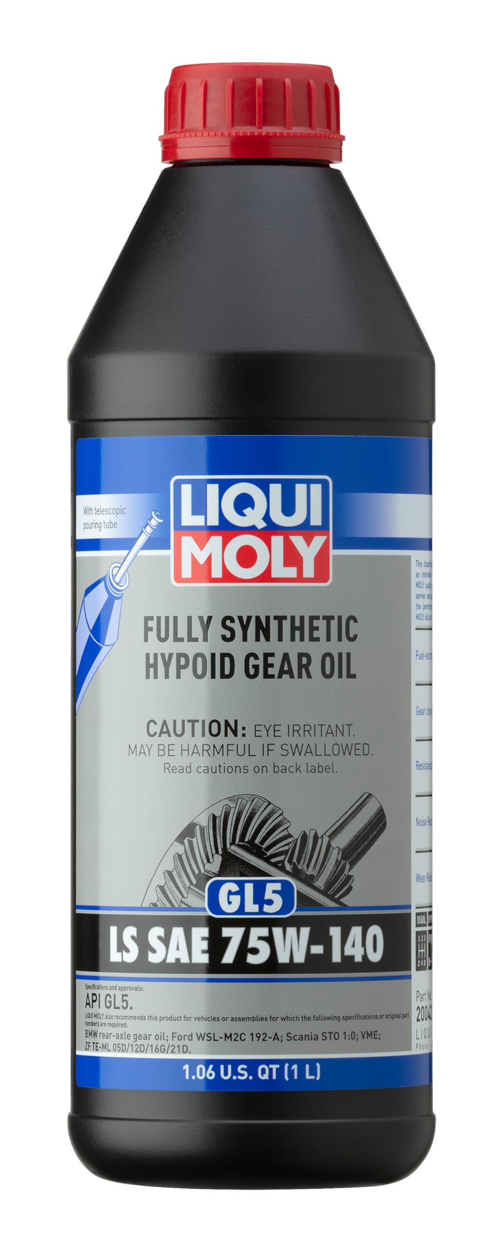 Liqui Moly (20042) 75W-140 Limited Slip Synthetic Gear Oil - 1 Liter