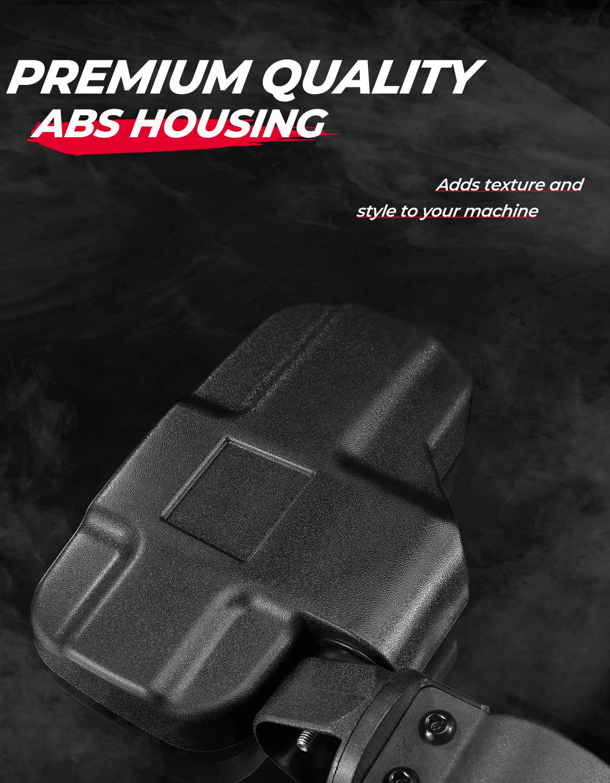 KEMIMOTO UTV Mirrors UTV Side Mirrors Fits 1.6 inch to 2 inch Roll Cage Compatible with Polaris RZR 900 1000 Can Am Kawasaki Mule Rhino YXZ Zforce Pioneer, Shatter Proof Tempered Glass