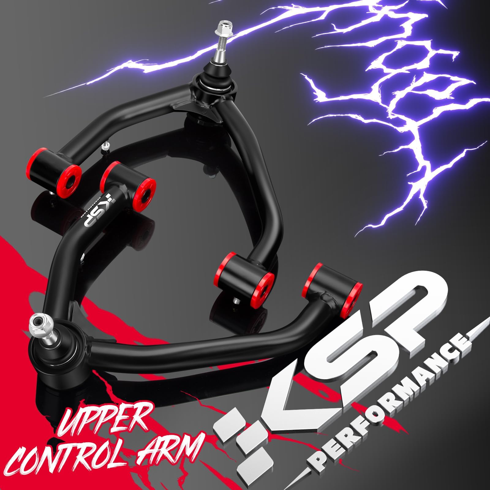 KSP 0-2'' OEM Upper Control Arms fit Silverado Sierra 1500 2007-2018, Adjustable UCA Compatible With Chevy GMC Tahoe Suburban Av
