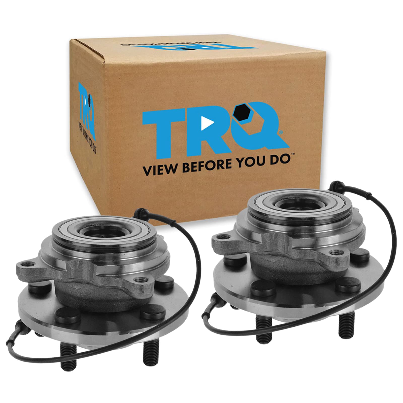 Trq Rear Wheel Hub Bearings Assembly Set Compatible With 1999-2004 Land Rover Discovery